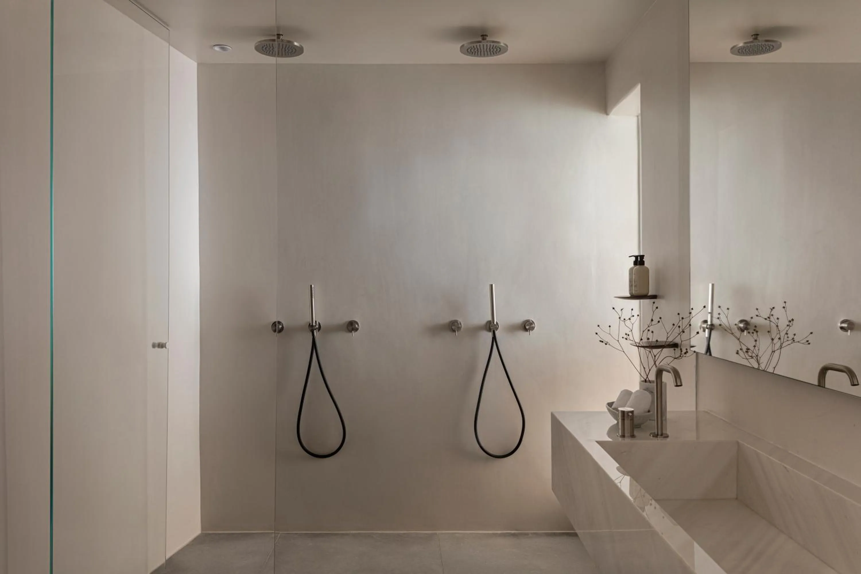 Shower in Canaves Oia Suites - Small Luxury Hotels of the World