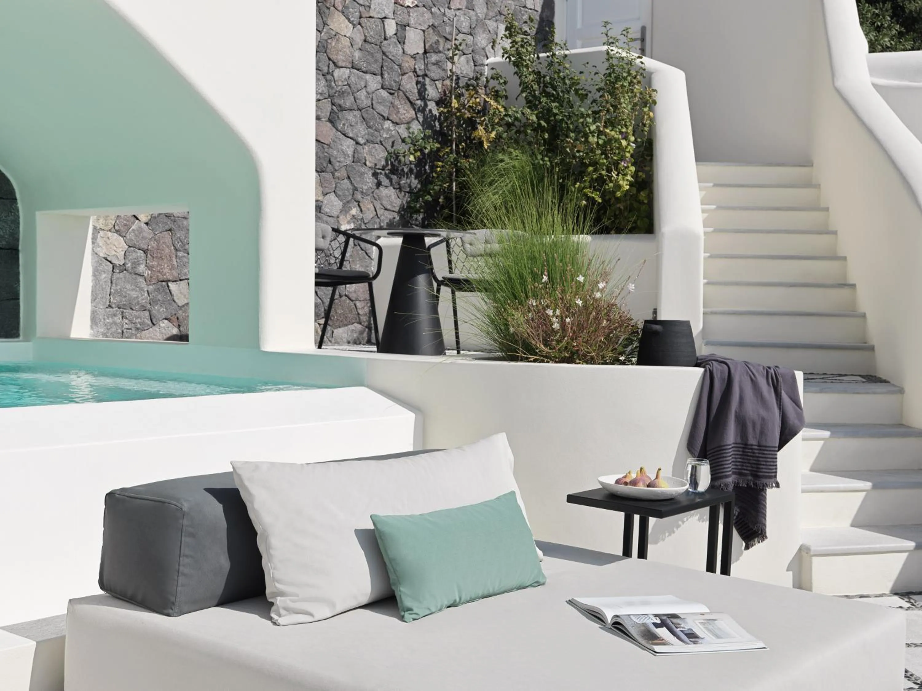 Balcony/Terrace in Canaves Oia Suites - Small Luxury Hotels of the World