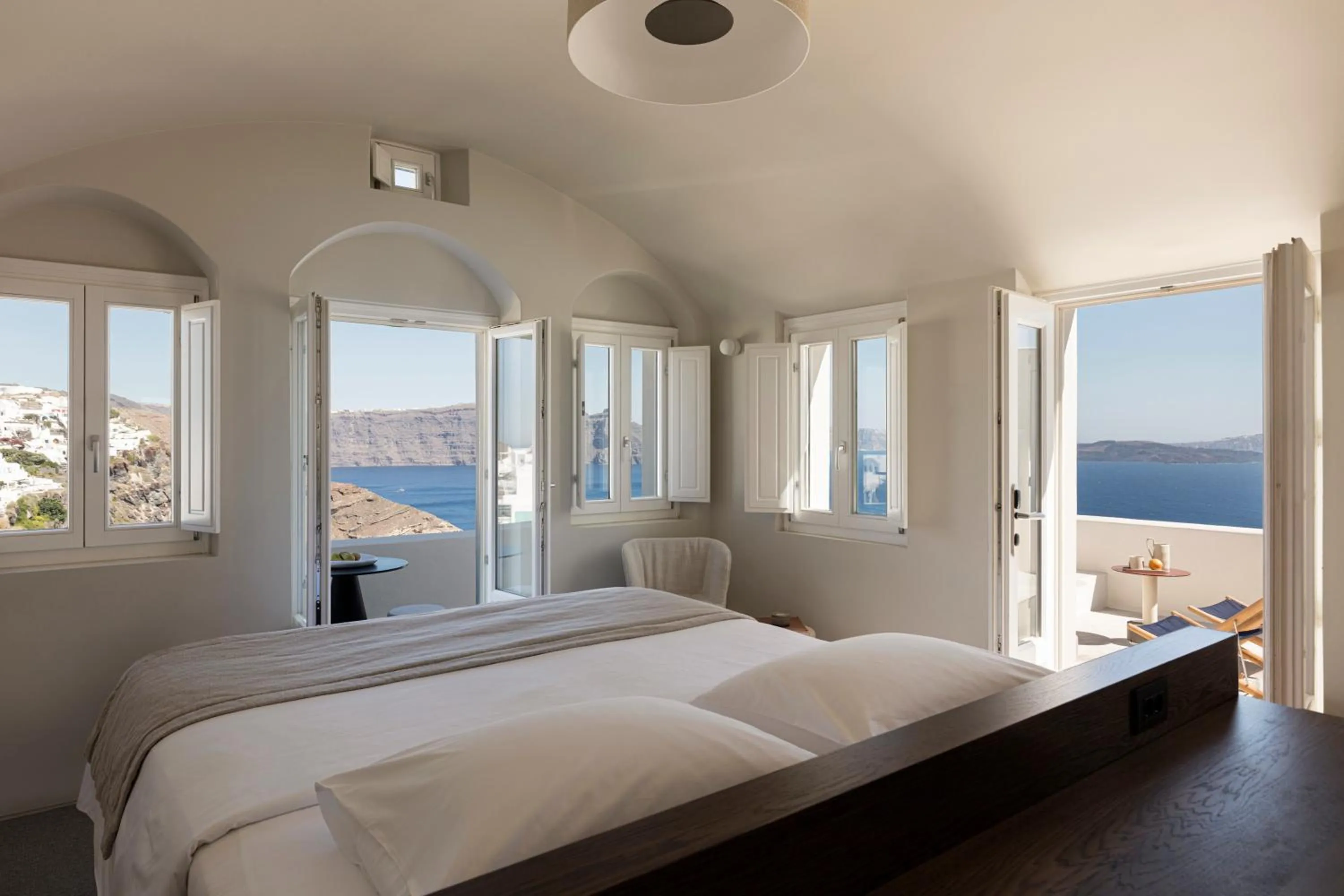 Bed in Canaves Oia Suites - Small Luxury Hotels of the World