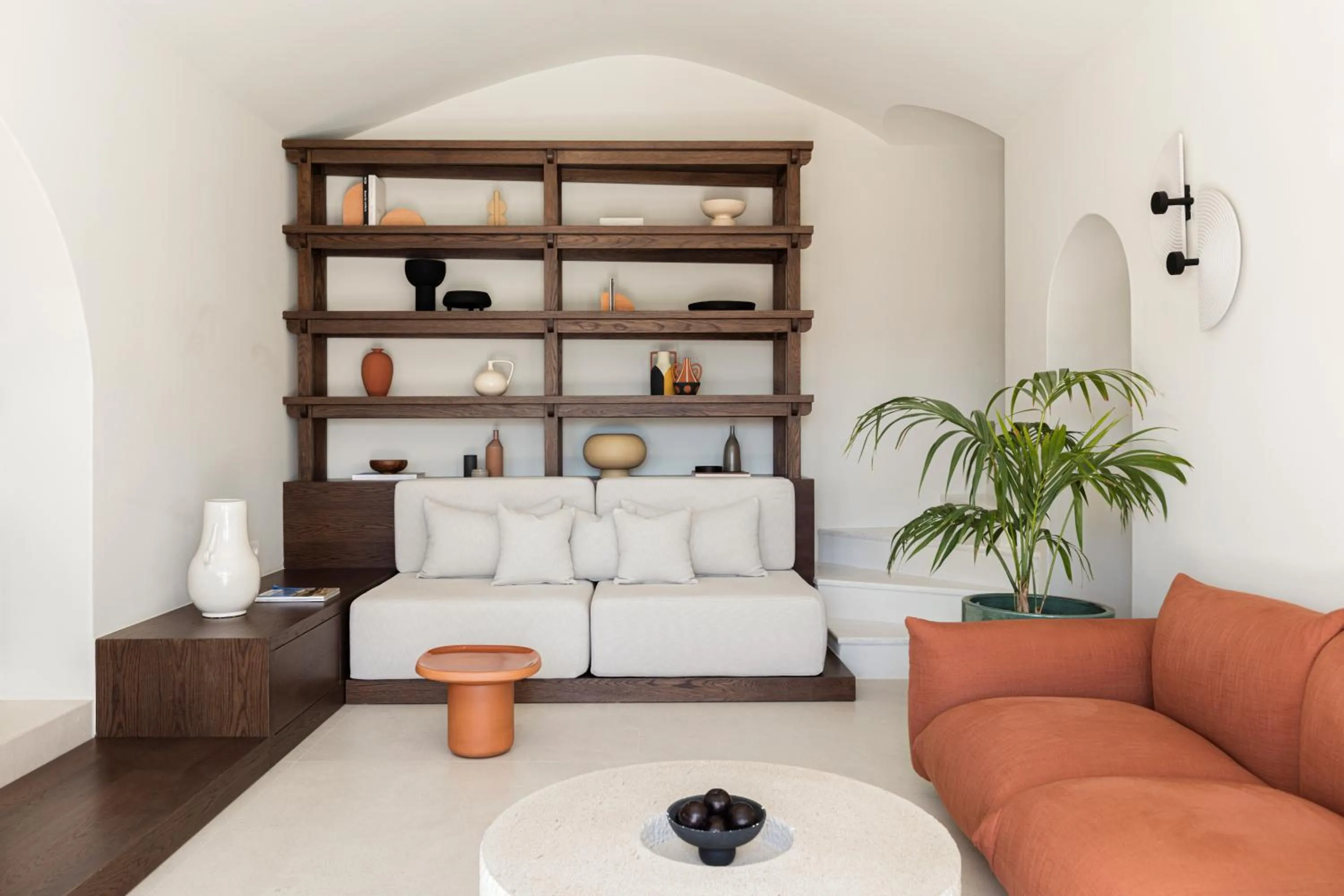 Living room in Canaves Oia Suites - Small Luxury Hotels of the World