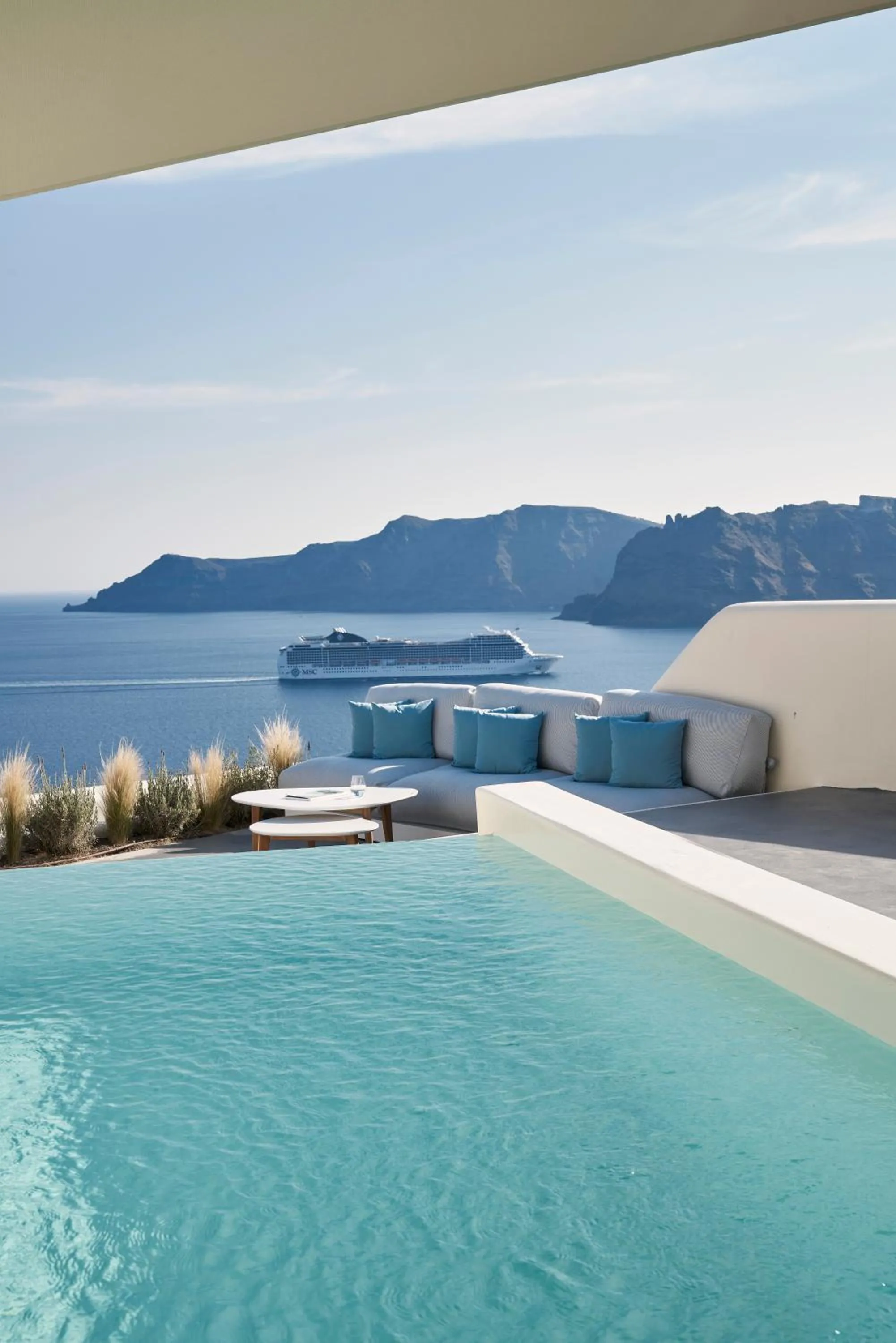 Balcony/Terrace in Canaves Oia Suites - Small Luxury Hotels of the World