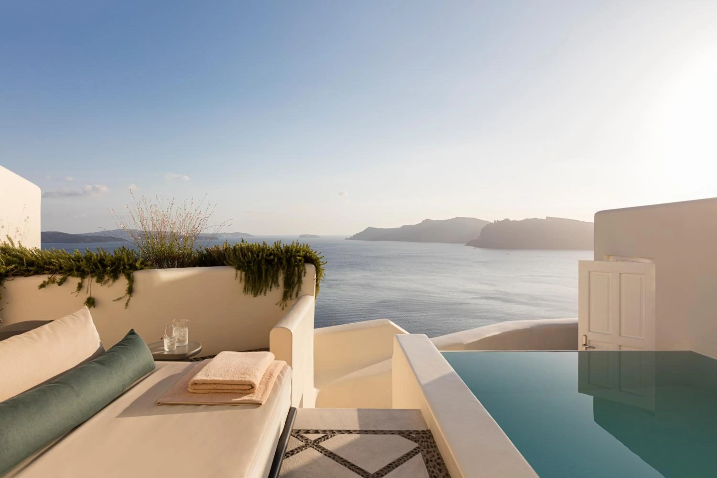 Patio in Canaves Oia Suites - Small Luxury Hotels of the World