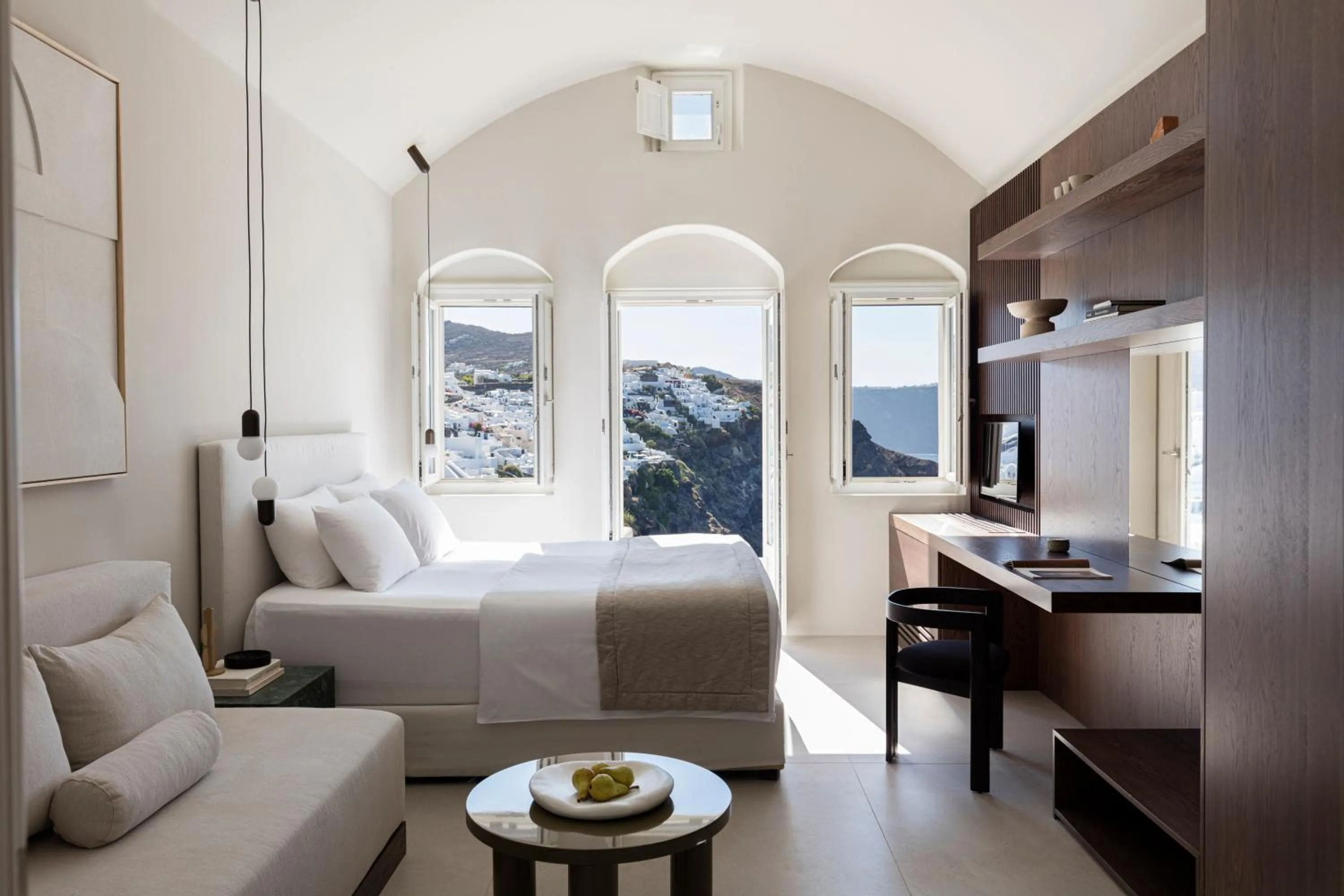 Bed in Canaves Oia Suites - Small Luxury Hotels of the World