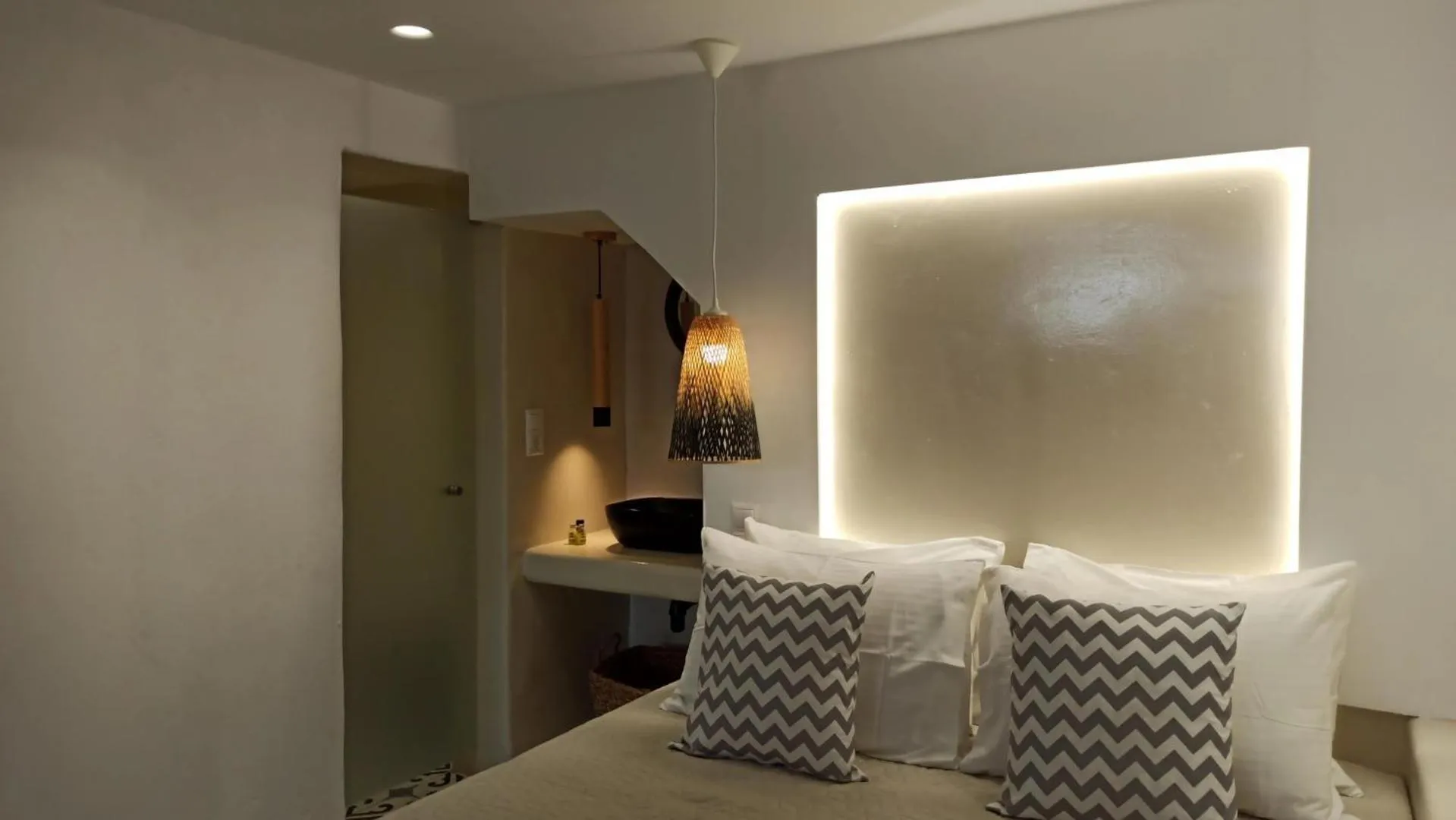 Bed in Sea View Apartments & Studios