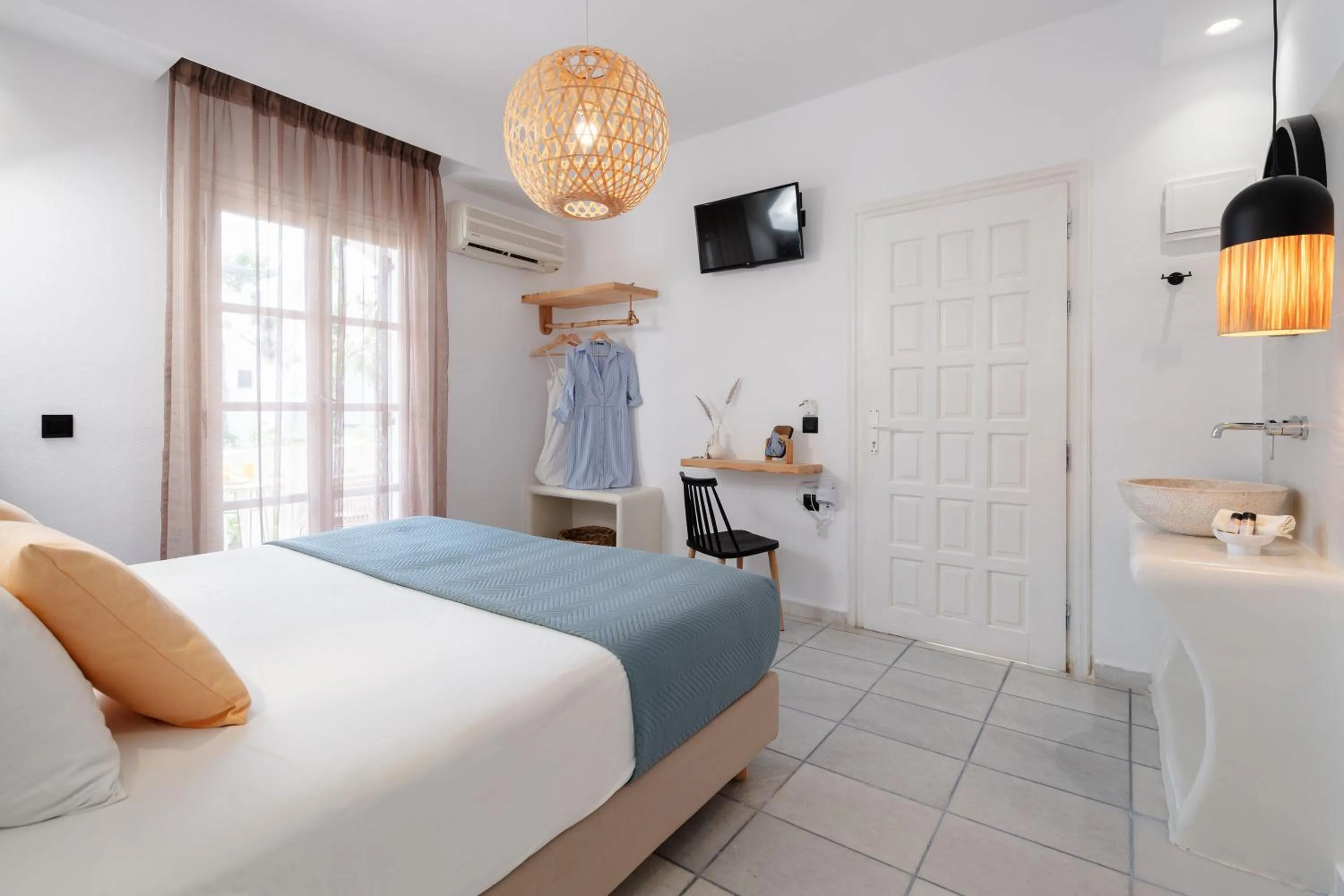 Bed in Sea View Apartments & Studios