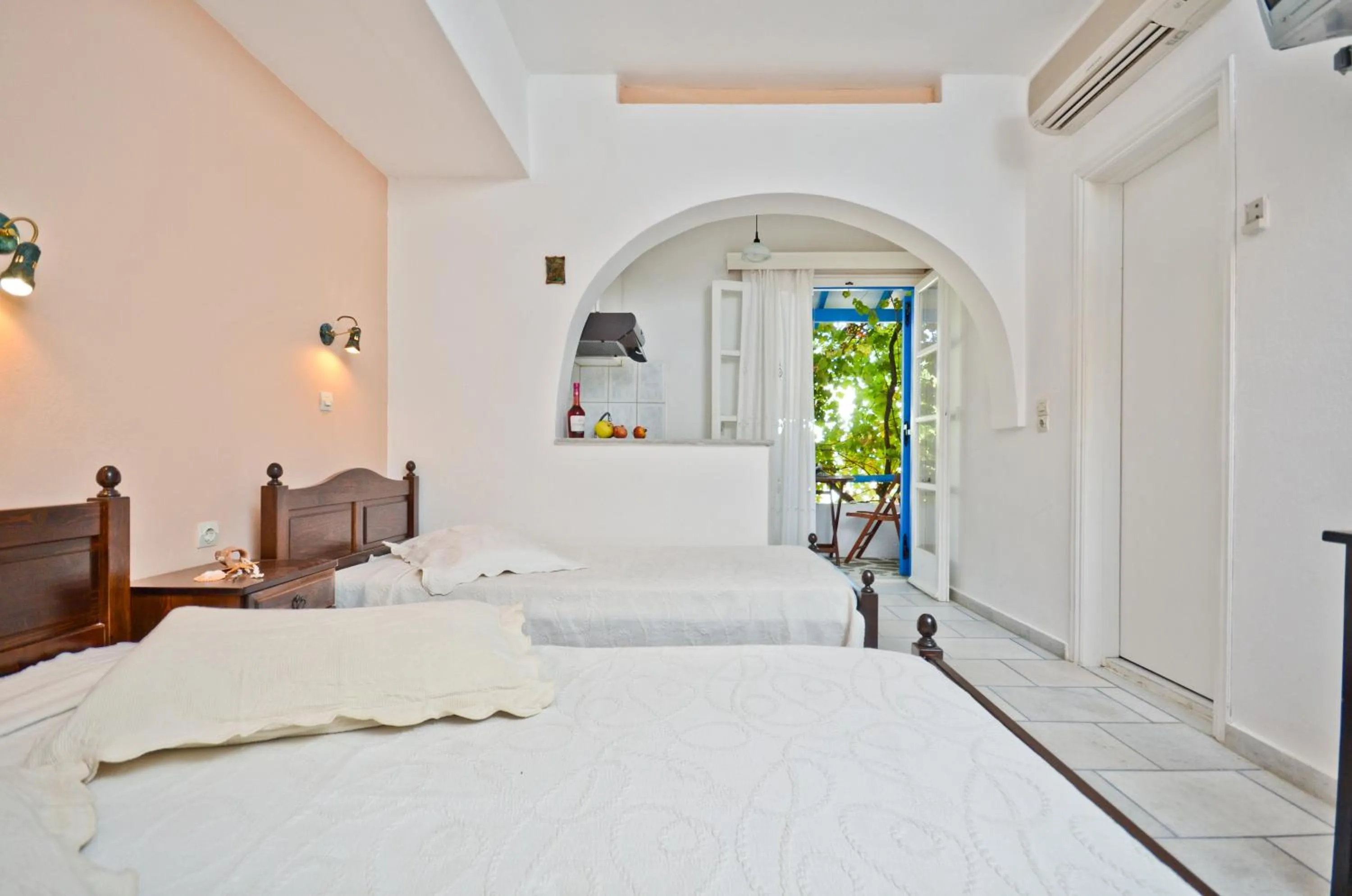 Bed in Sea View Apartments & Studios