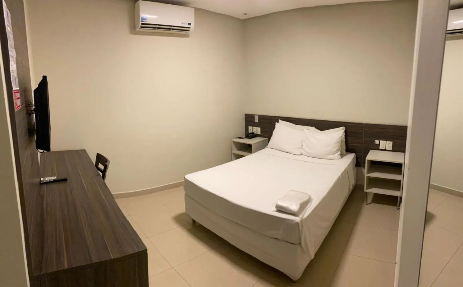 Bed in Hotel Palace Santarém Brasil