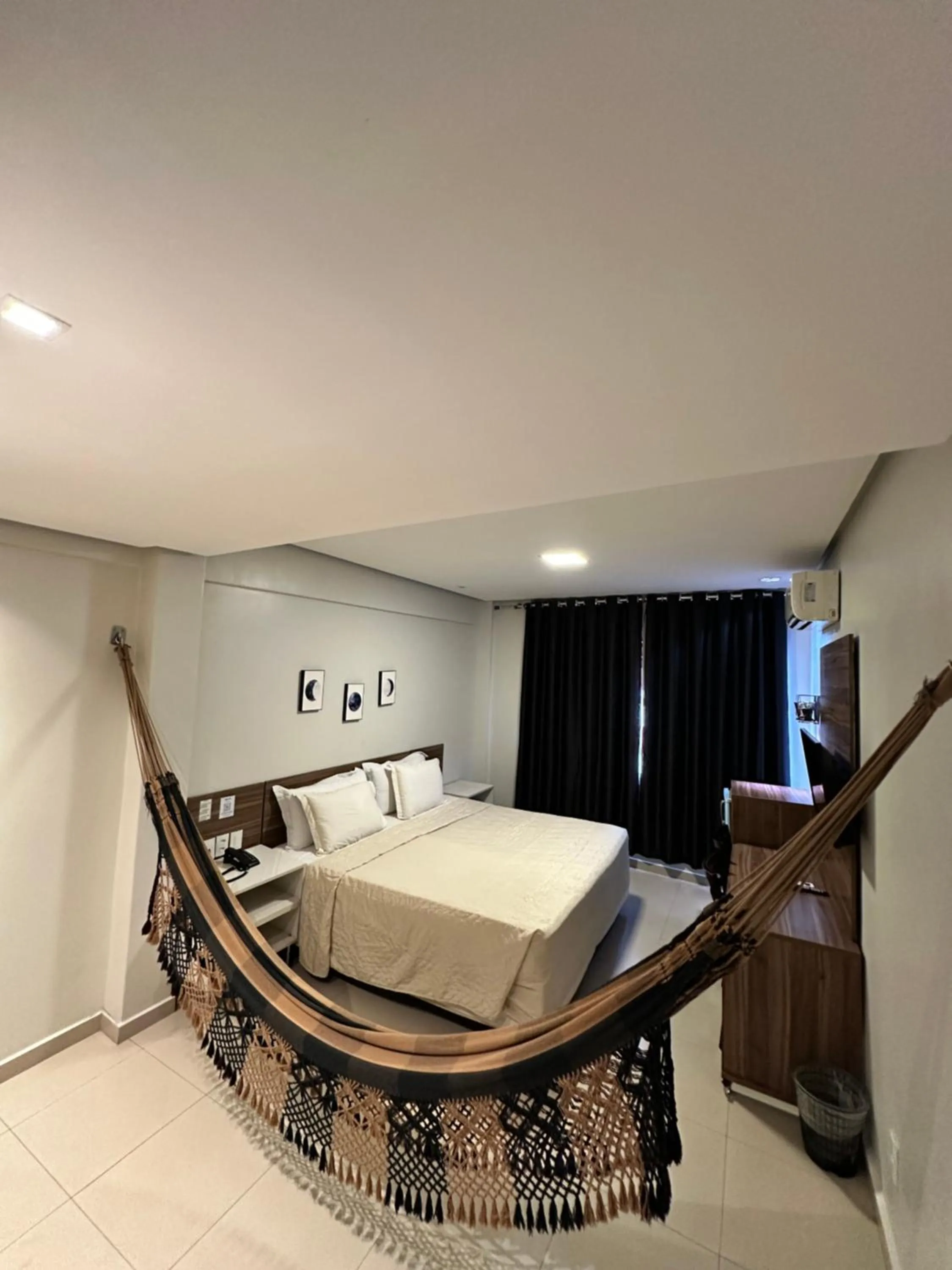 Bed in Hotel Palace Santarém Brasil