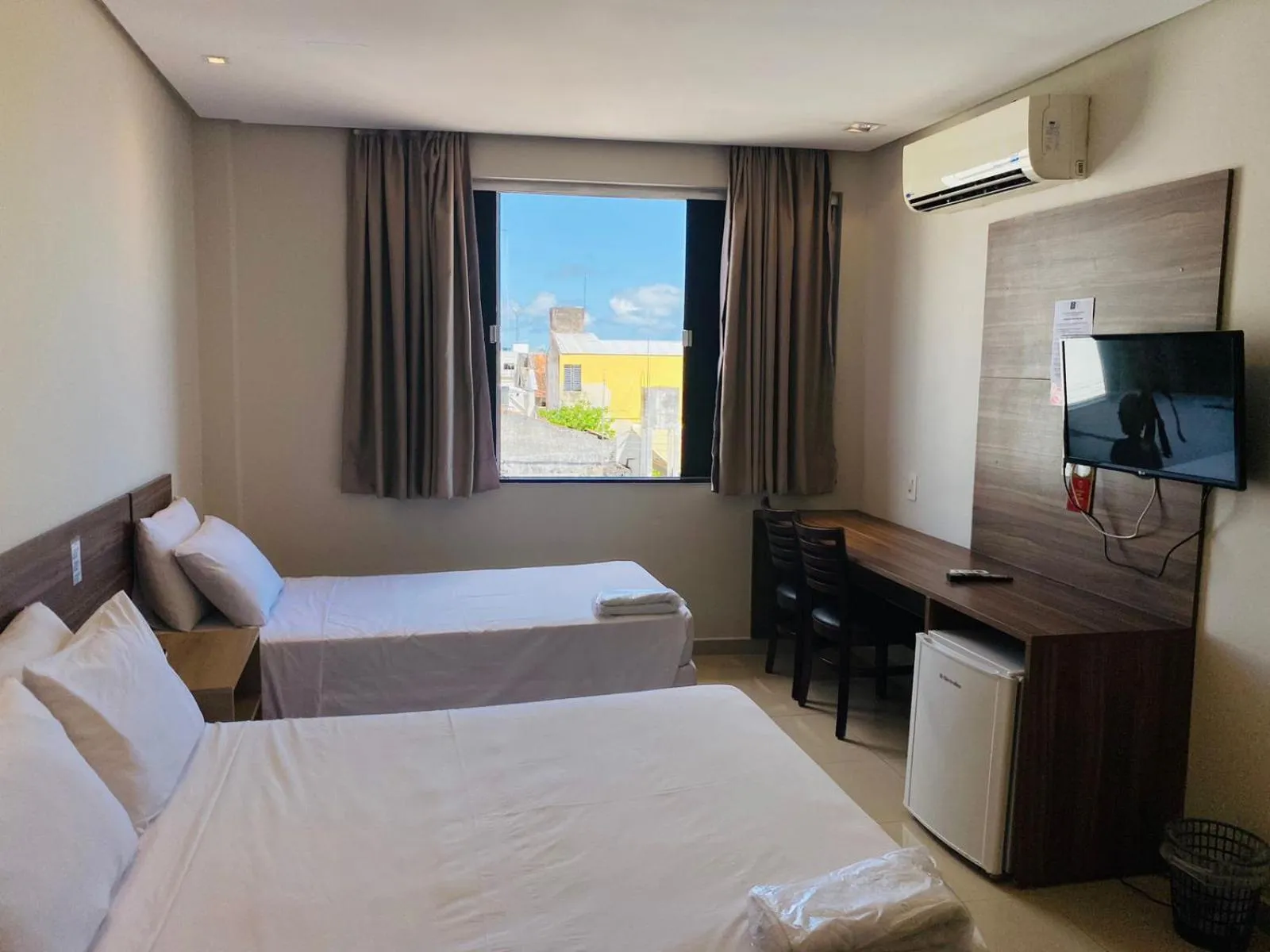 Bed in Hotel Palace Santarém Brasil