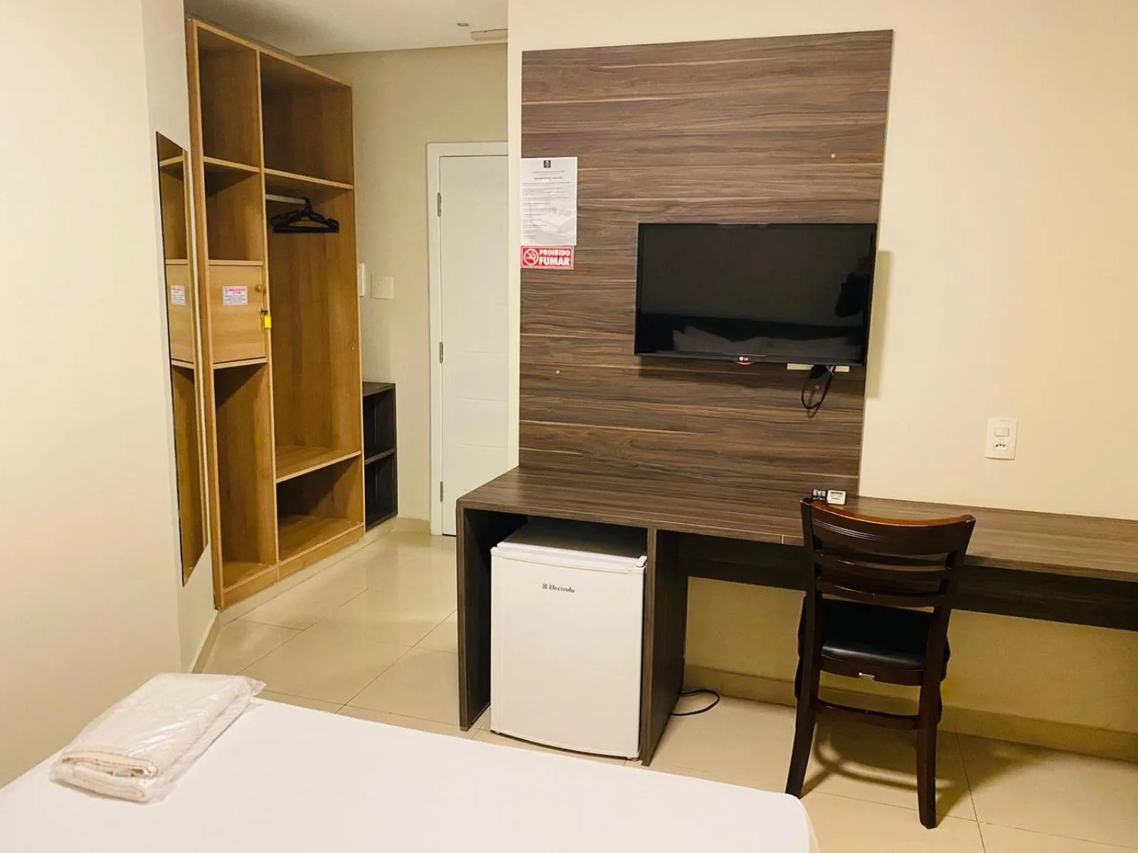 Bed in Hotel Palace Santarém Brasil