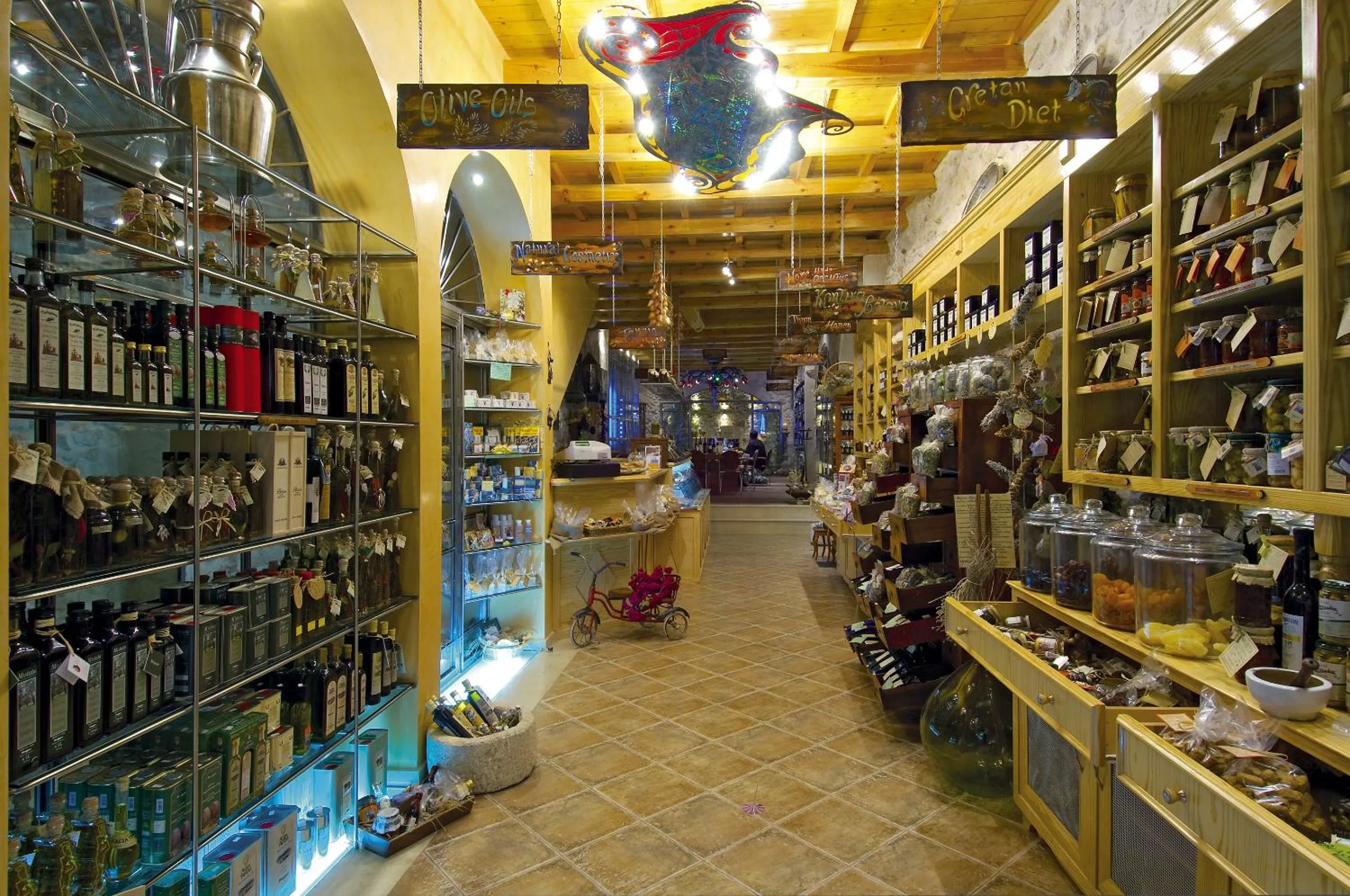 On-site shops in Avli Lounge Apartments