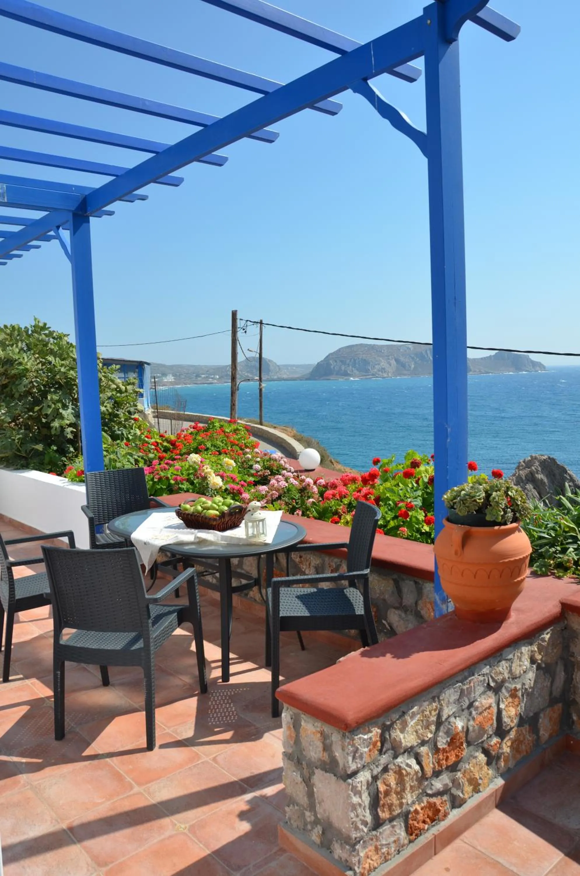 Balcony/Terrace in Alkioni Hotel