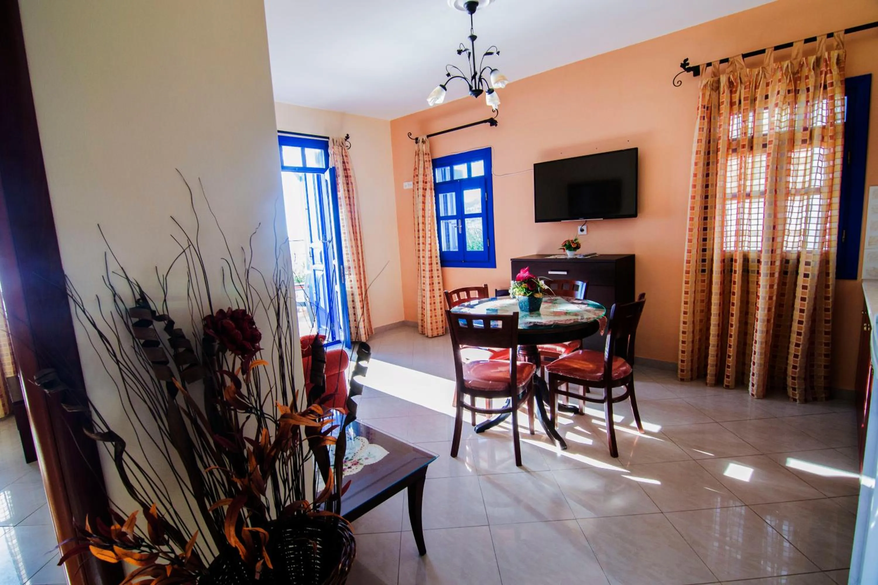 Living room in Alkioni Hotel