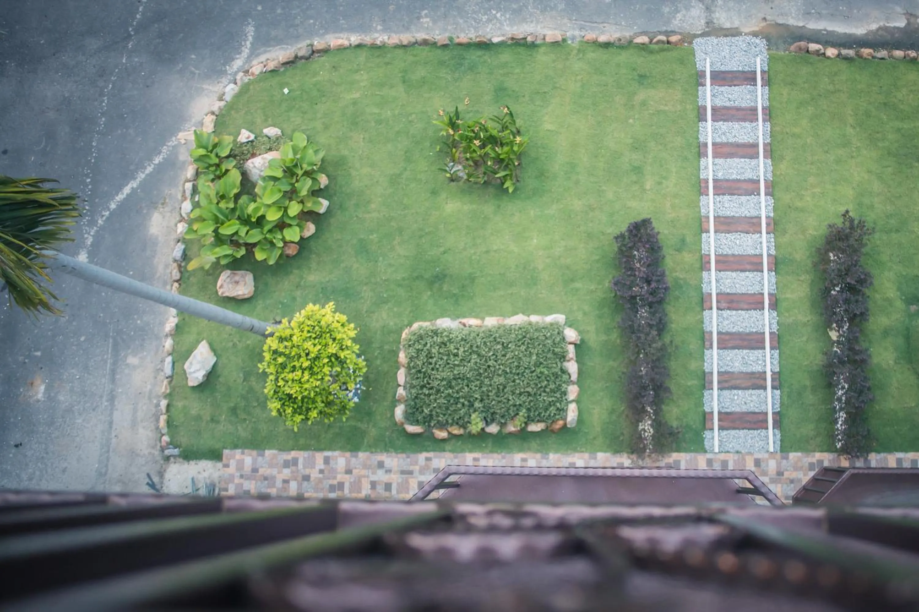 Garden view in Qlassic Hotel