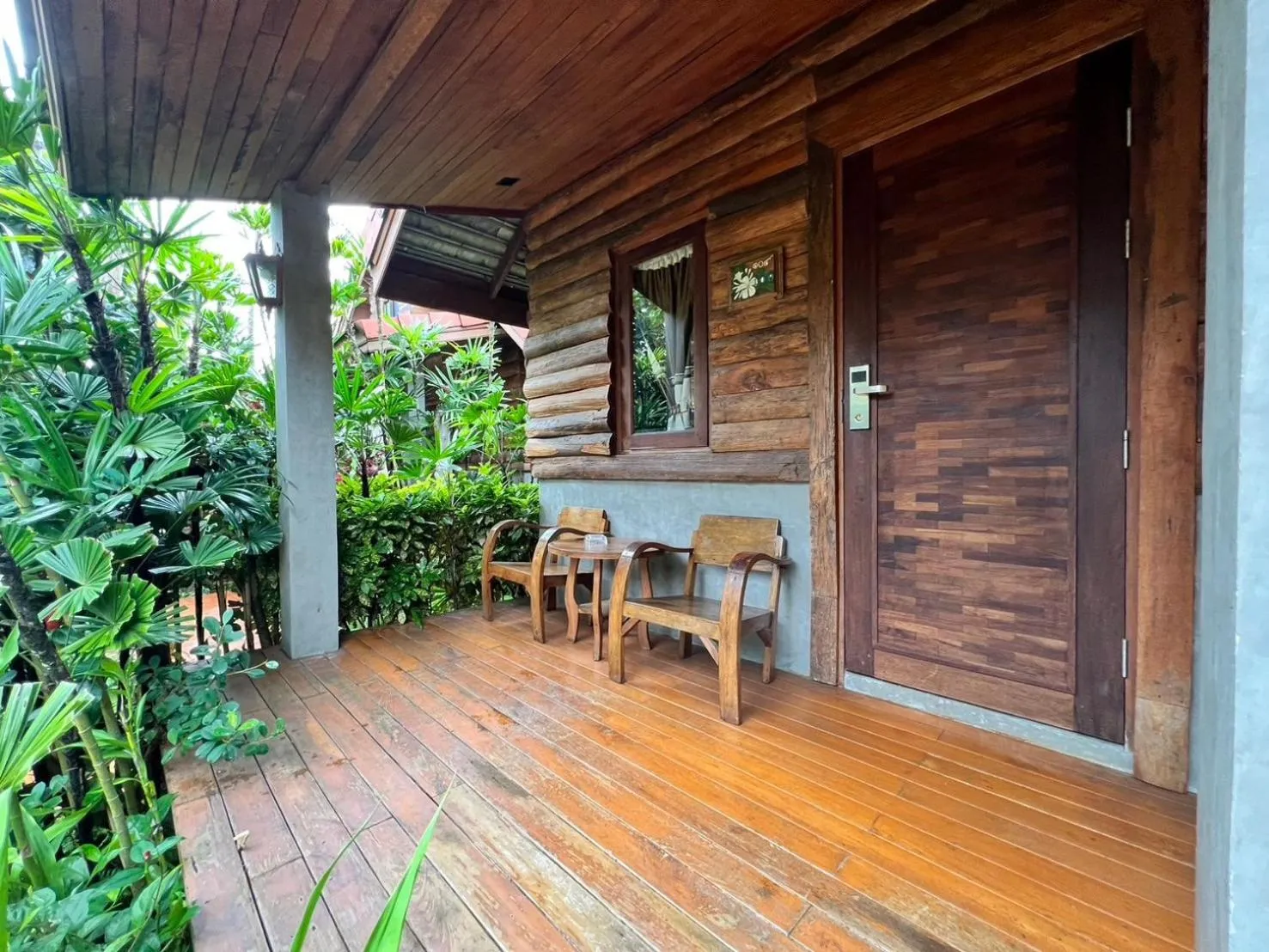 Balcony/Terrace in Yotaka@Pai