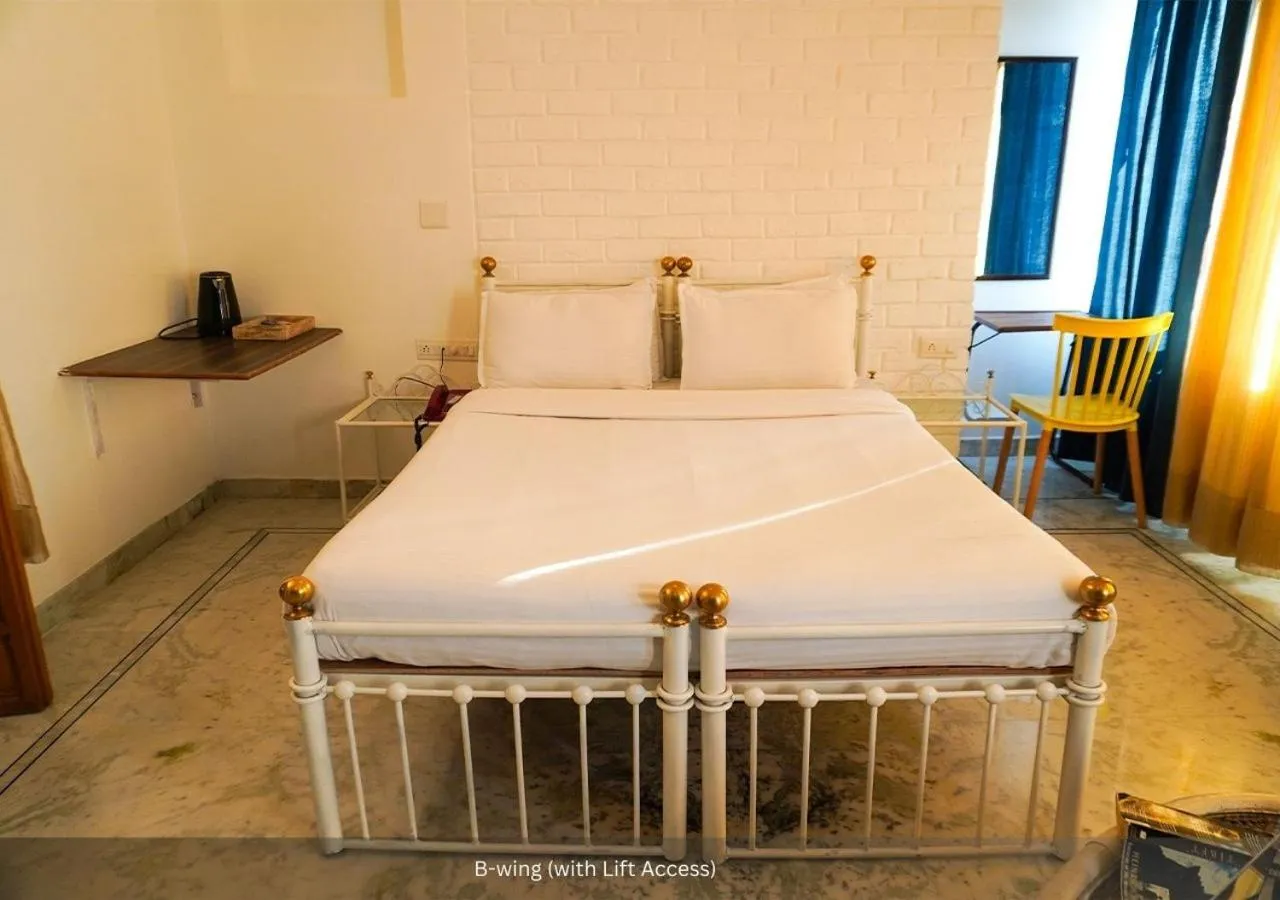 Bedroom, Bed in Moustache Udaipur