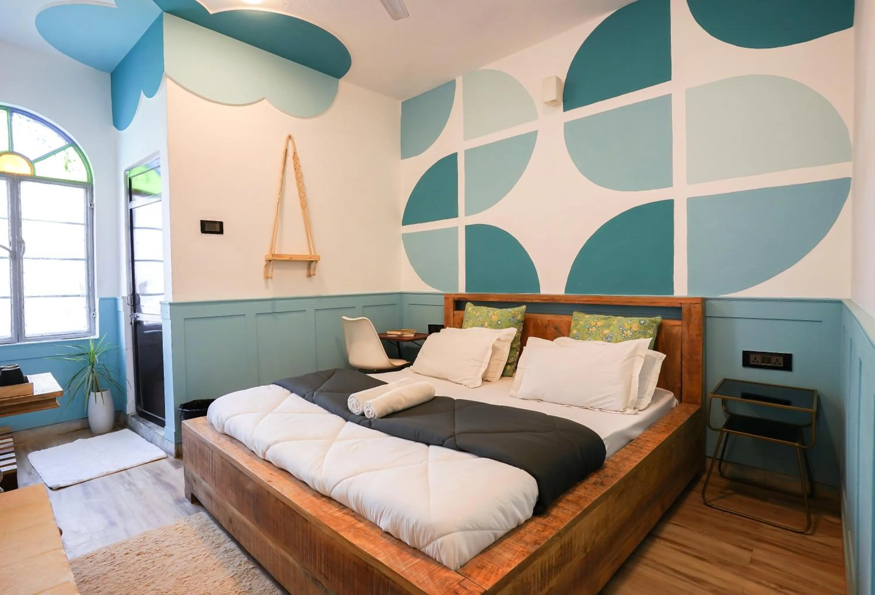 Bed in Moustache Udaipur