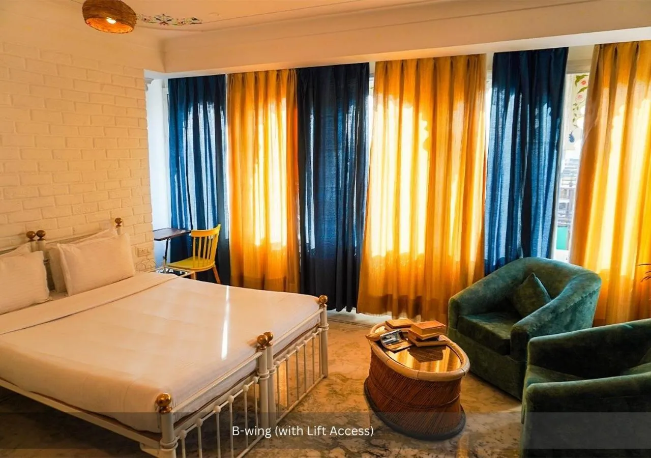 Bed in Moustache Udaipur