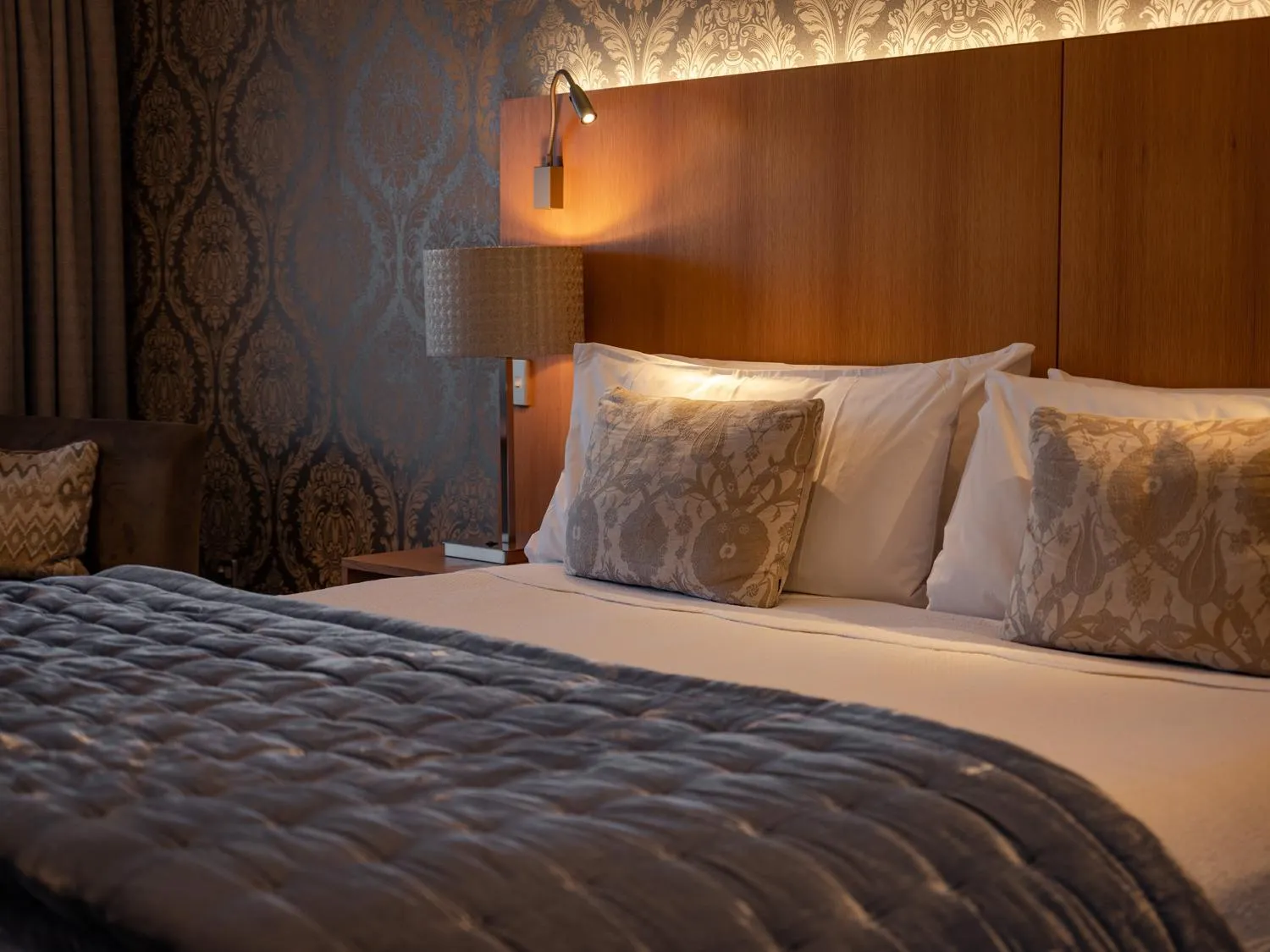 Bed in Porters Boutique Hotel