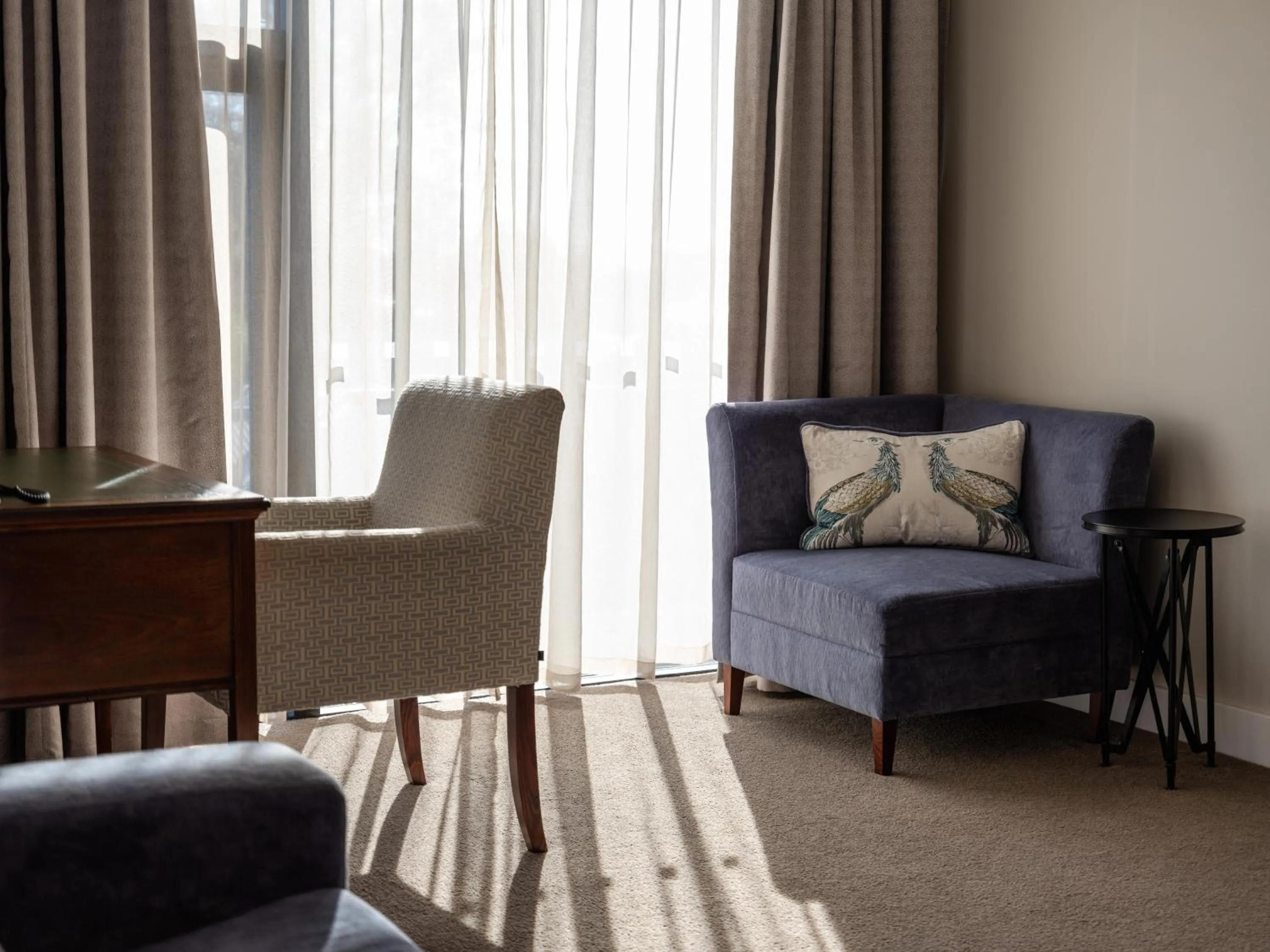 Bedroom in Porters Boutique Hotel