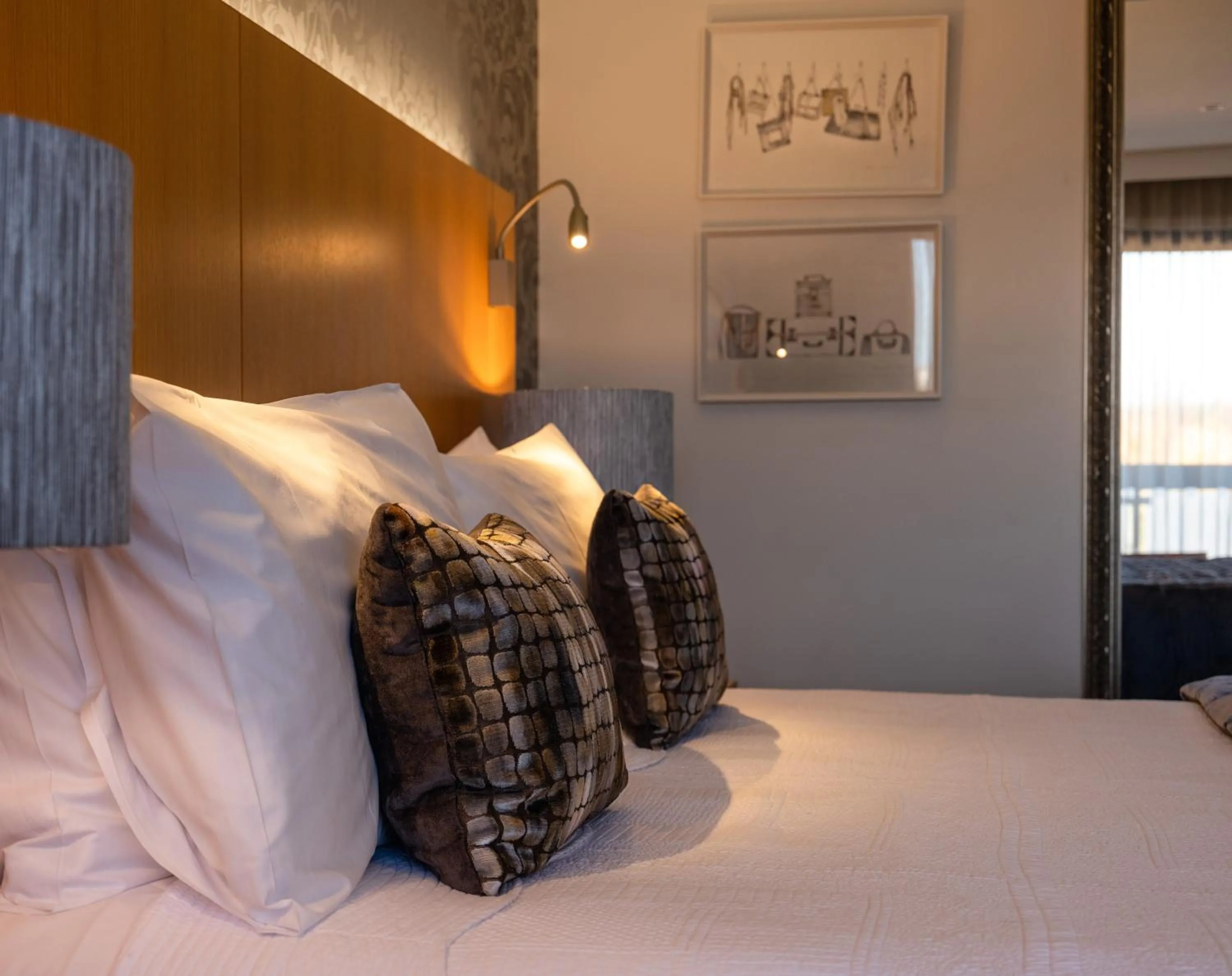 Bed in Porters Boutique Hotel