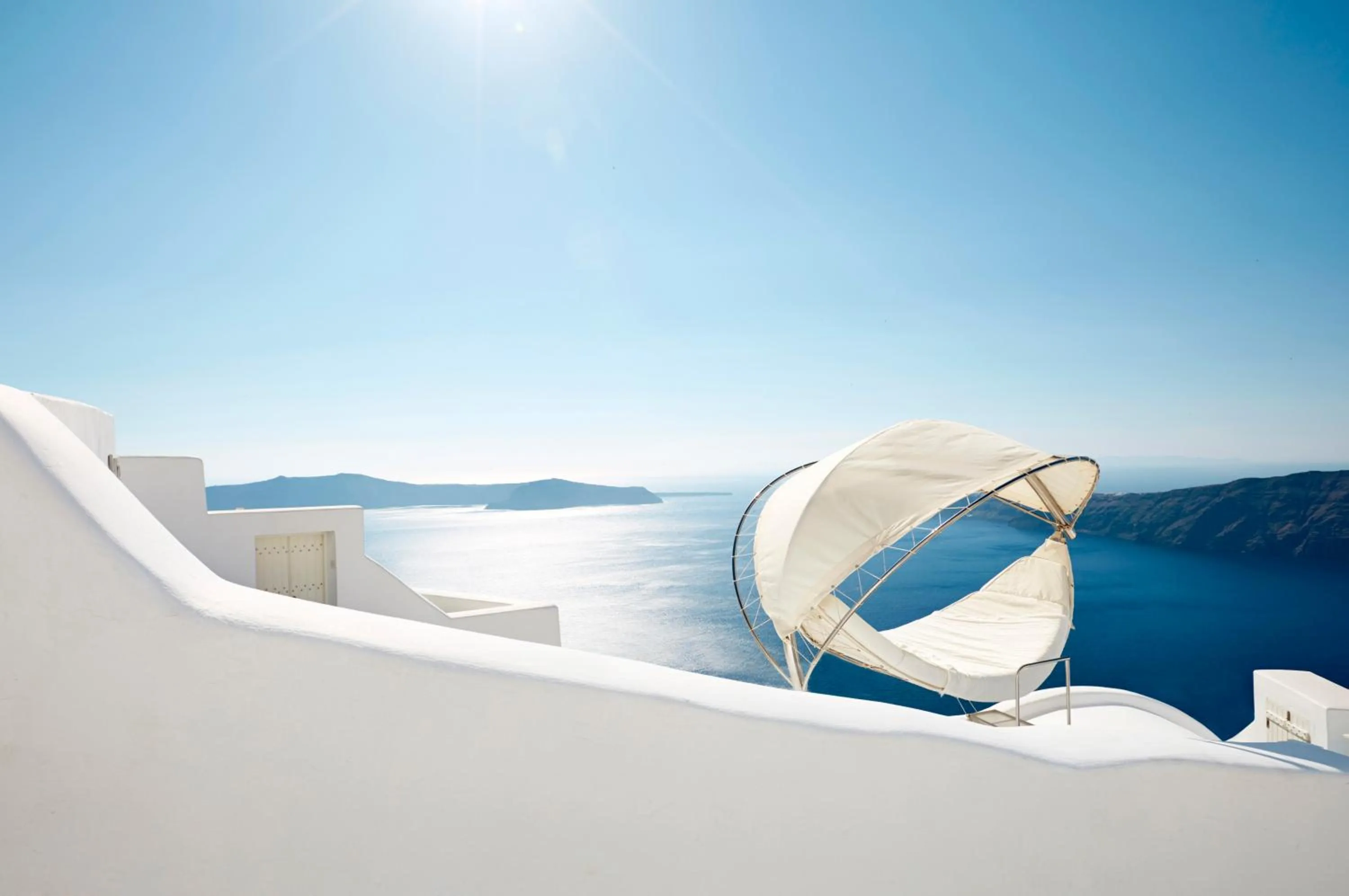 Summer in White Santorini