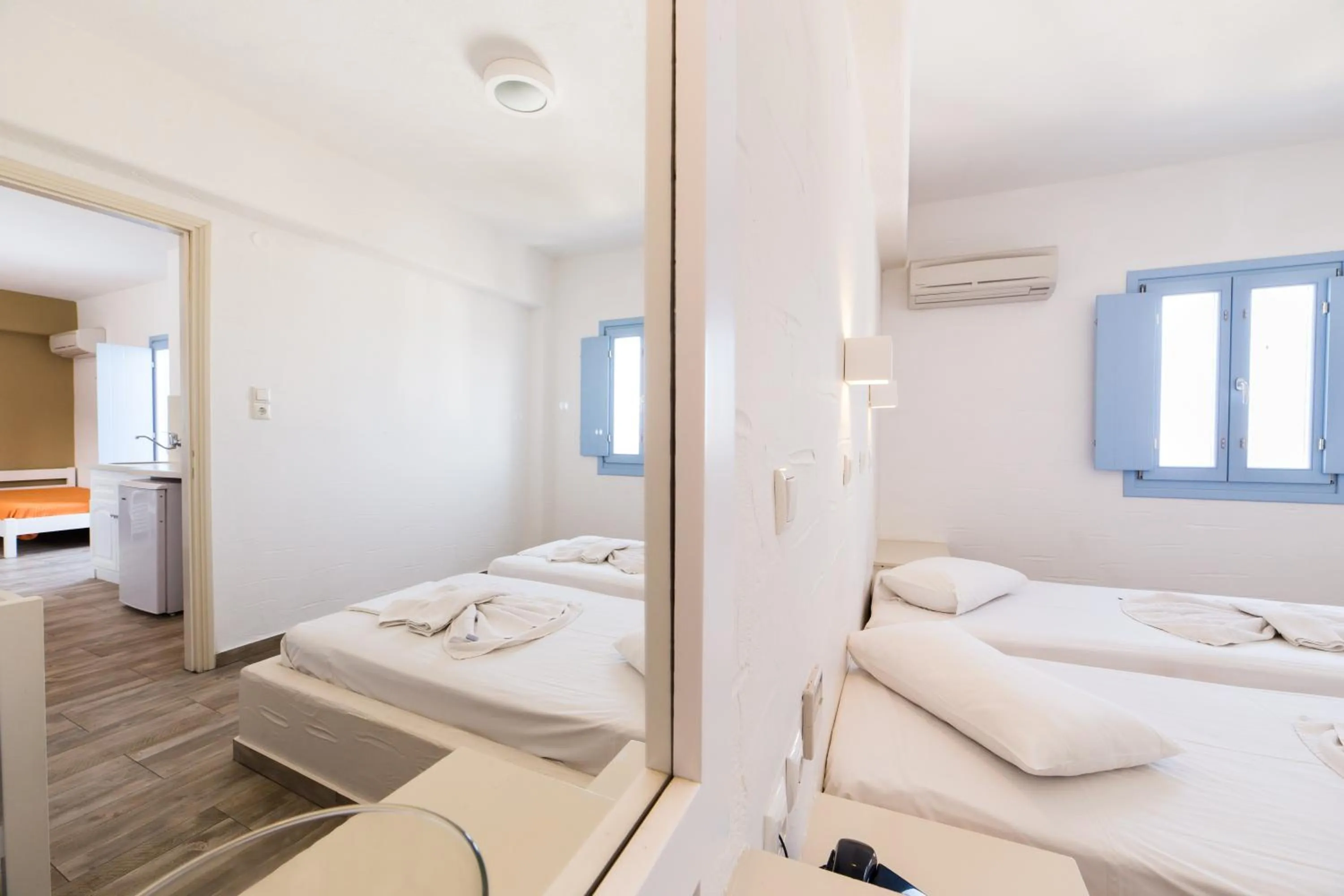 Bedroom in Stratos Apartments & Studios