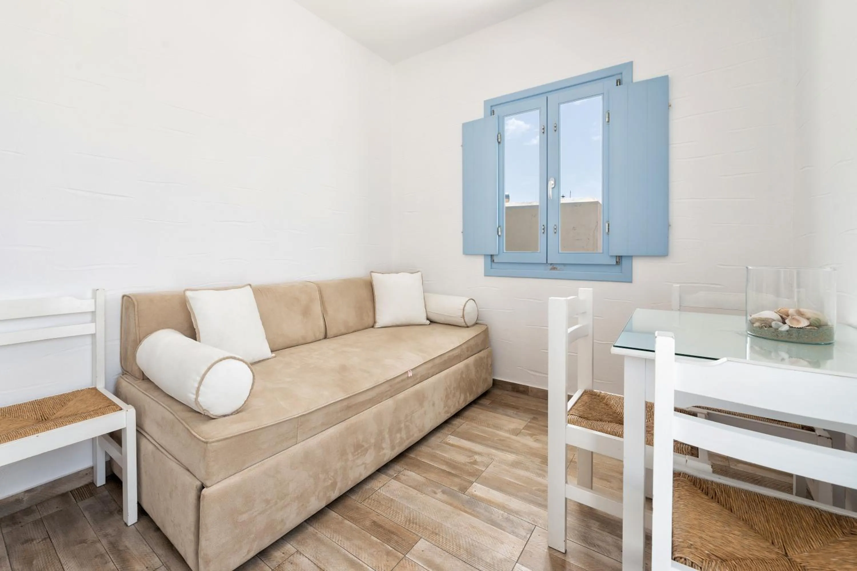 Living room in Stratos Apartments & Studios