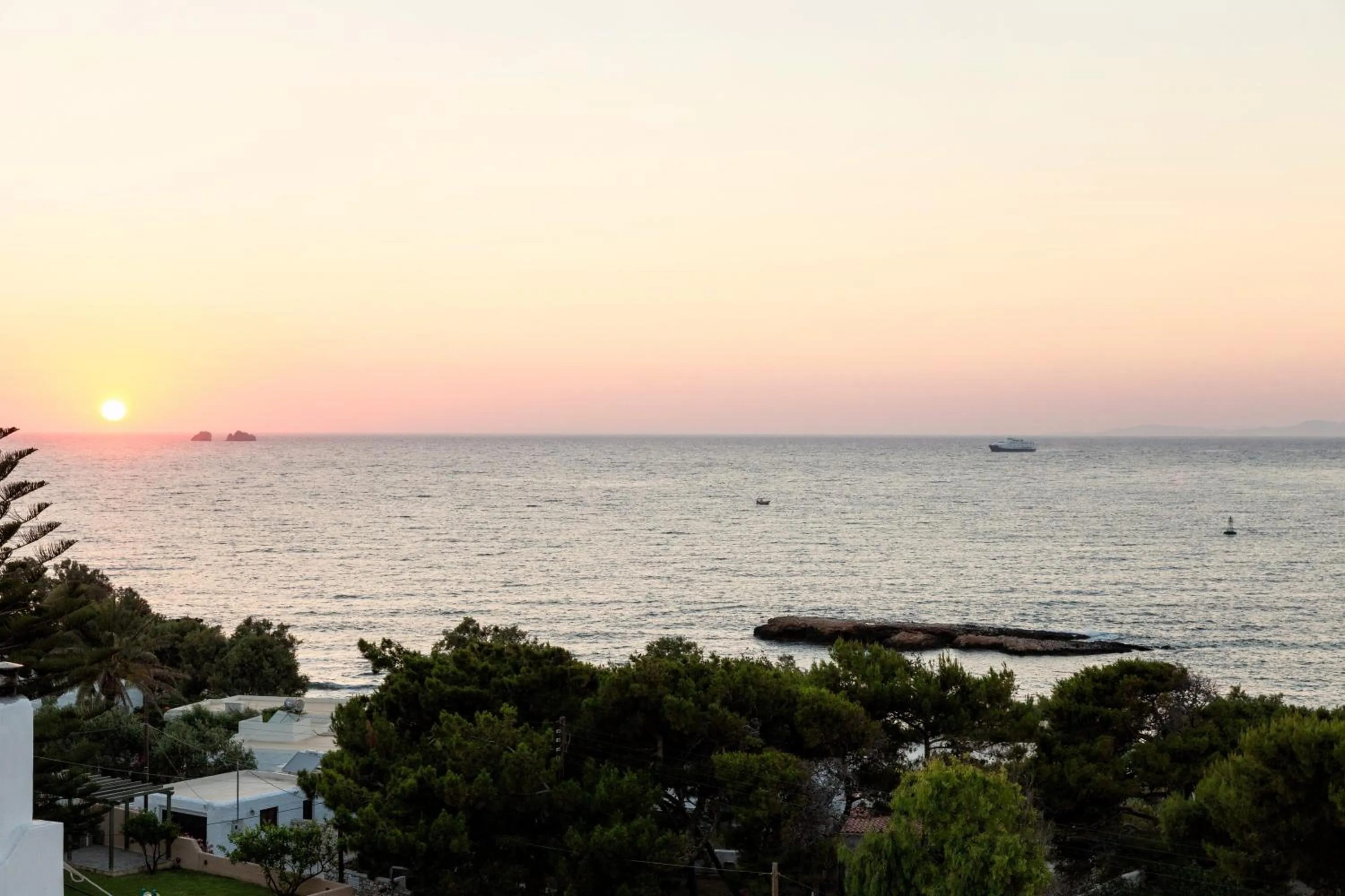 Sea view in Stratos Apartments & Studios