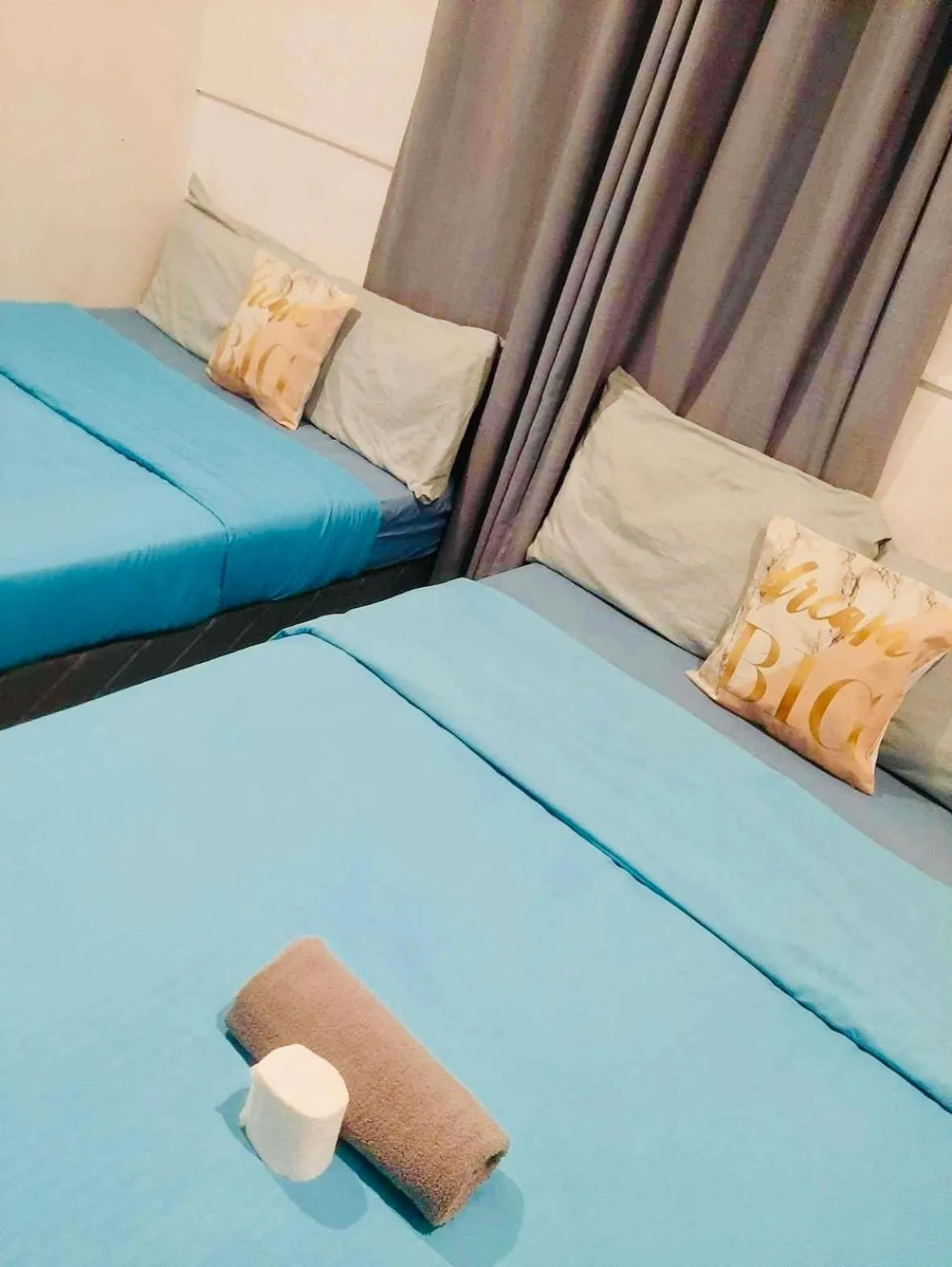 Bed in Hometown Hotel - Lacson Bacolod