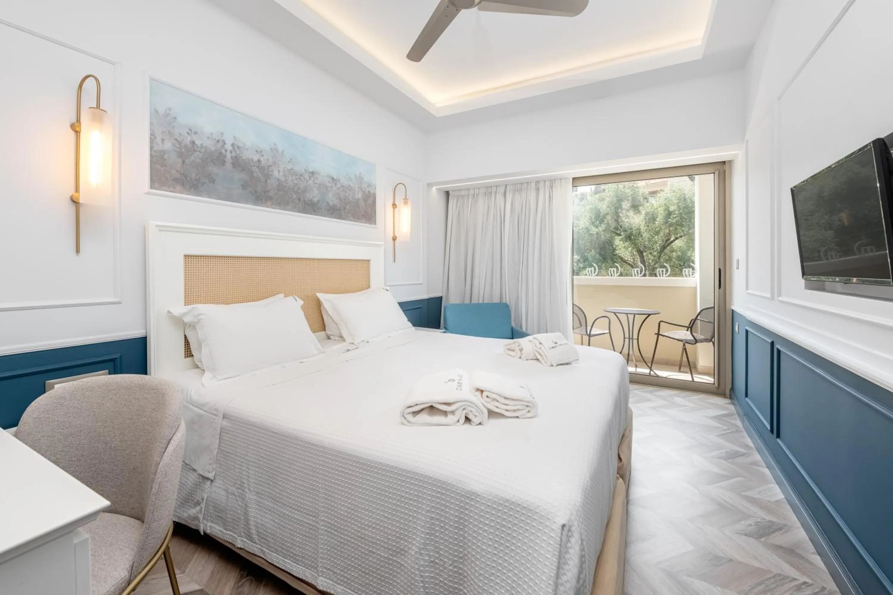 Photo of the whole room, Bed in Corfu Mare Boutique Hotel -Adults only