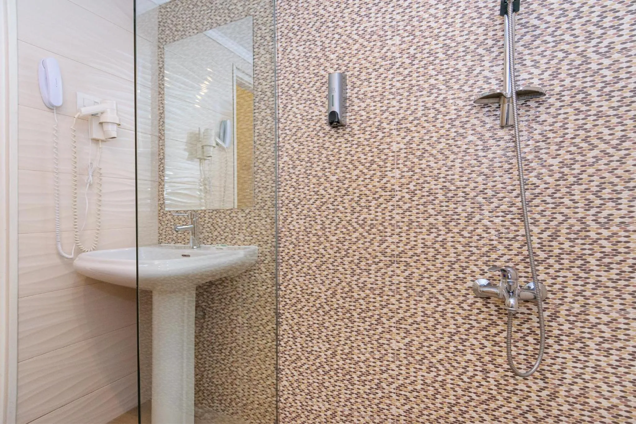 Shower in Archontiki City Hotel