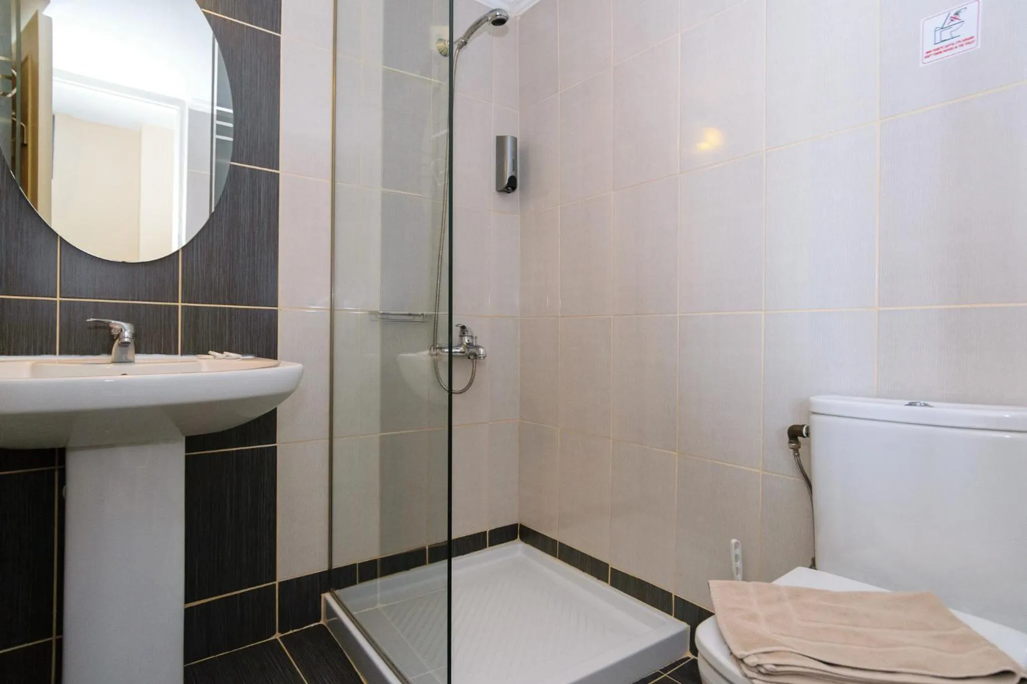 Shower in Archontiki City Hotel