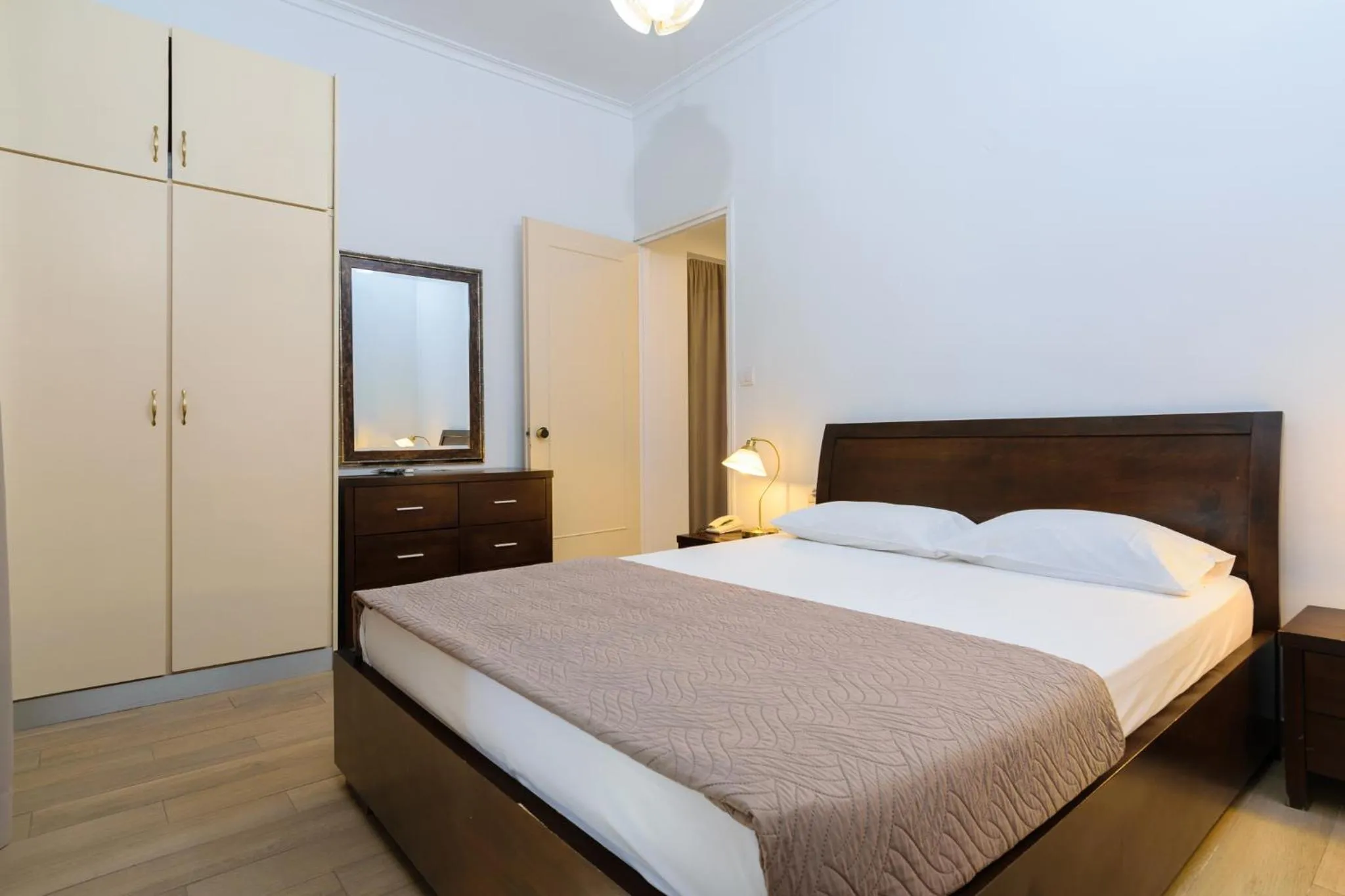 Bed in Archontiki City Hotel