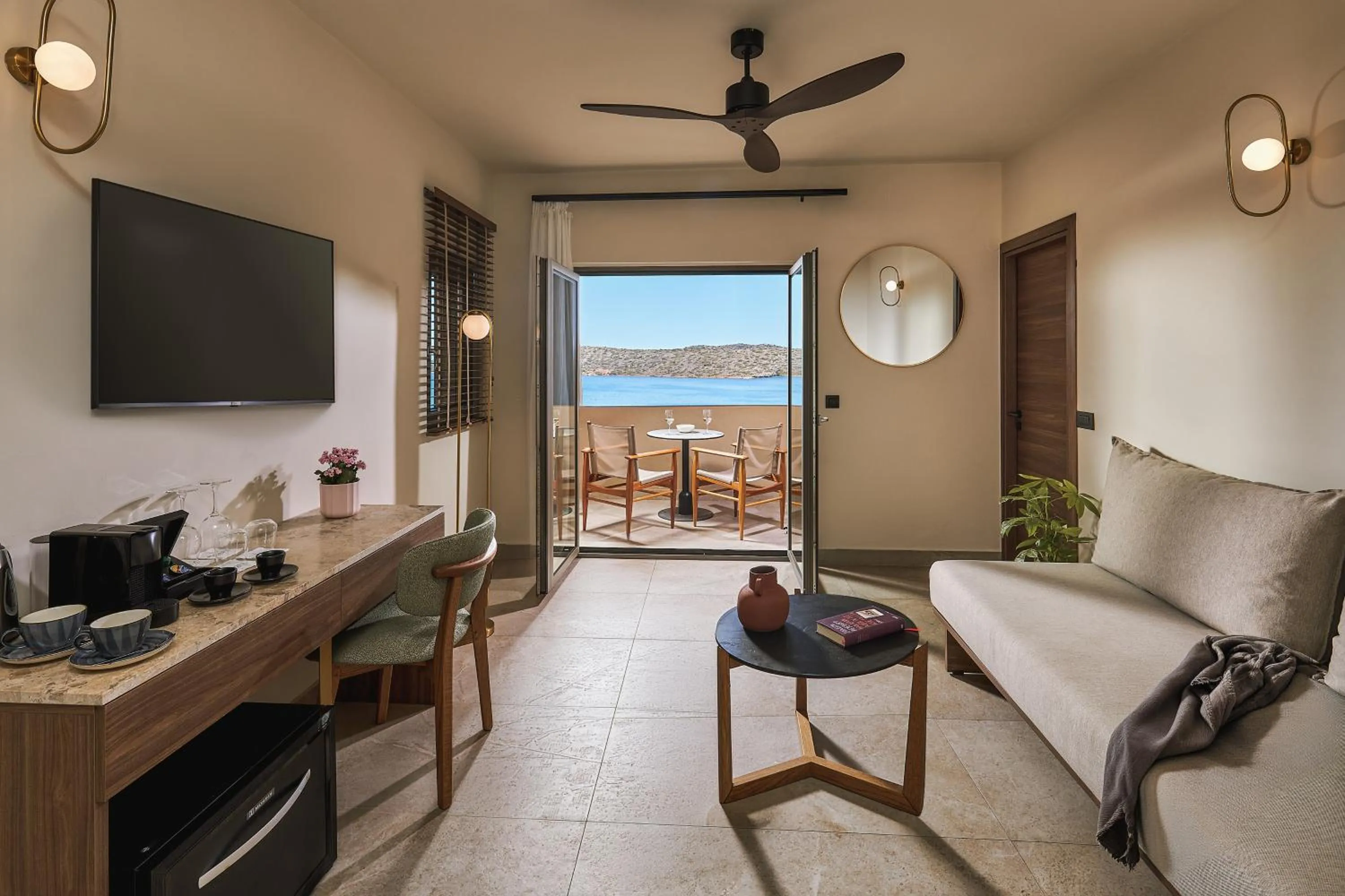 Photo of the whole room in Enorme Infinity Elounda - Adults Only