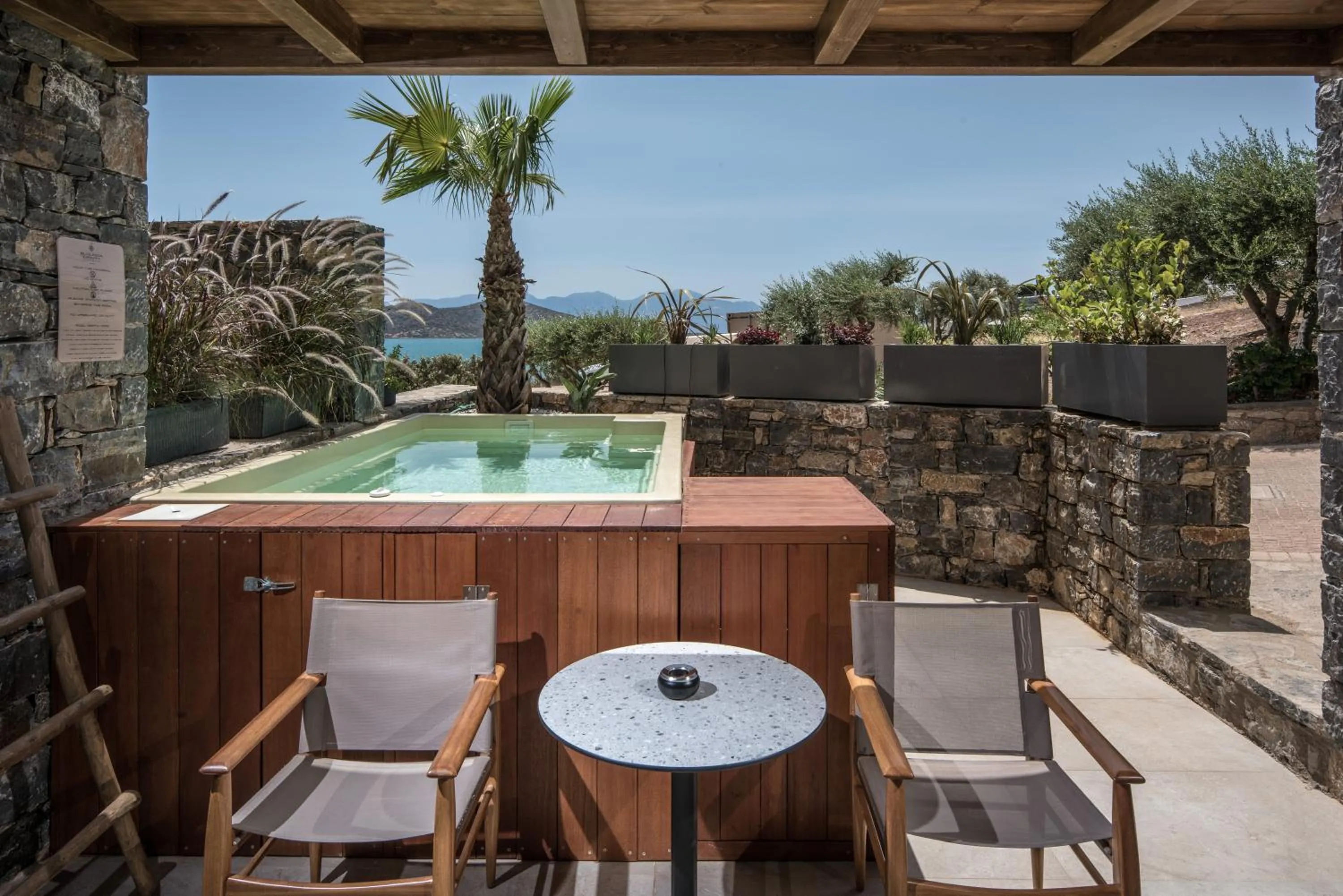 Balcony/Terrace in Enorme Infinity Elounda - Adults Only