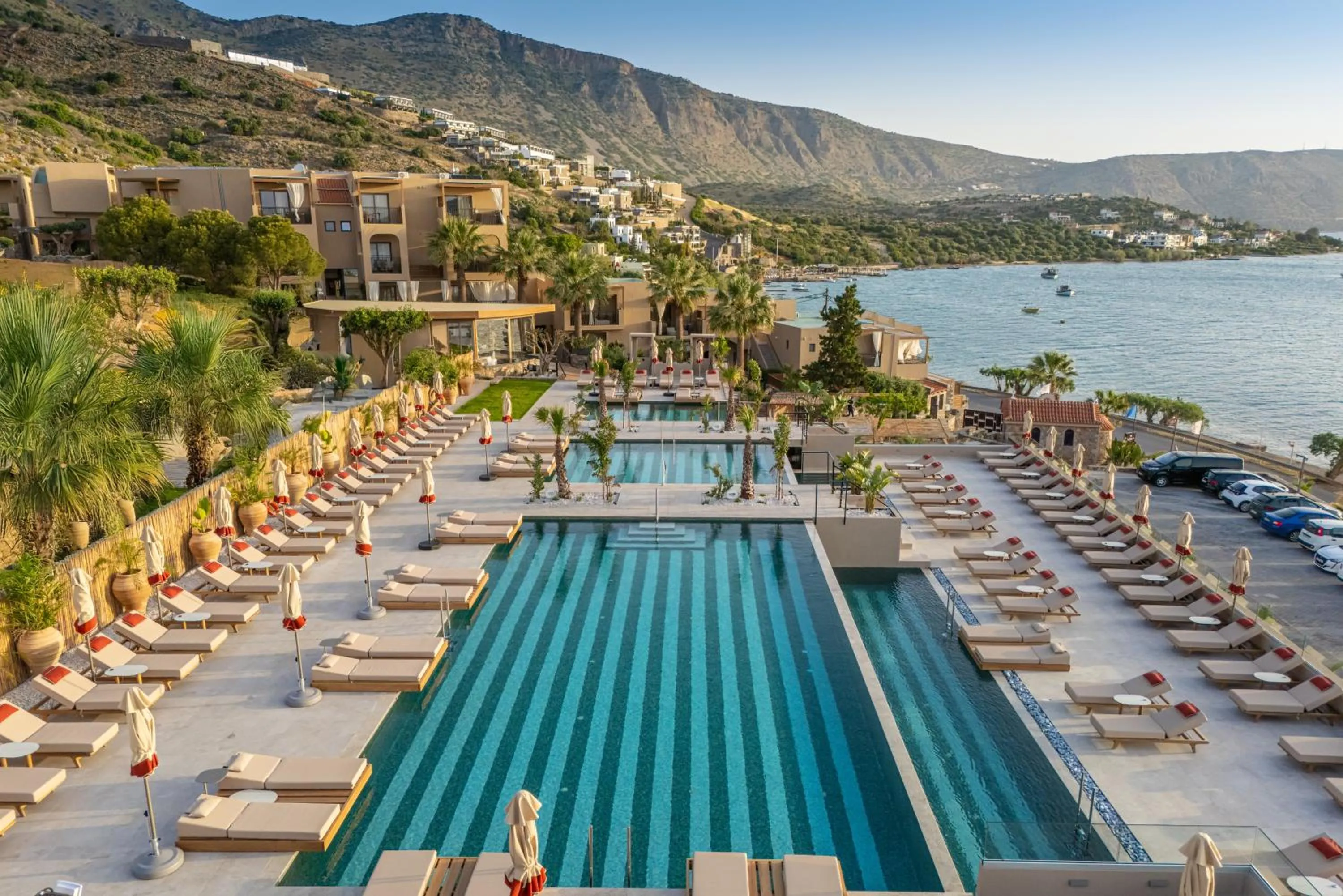 Pool view in Enorme Infinity Elounda - Adults Only