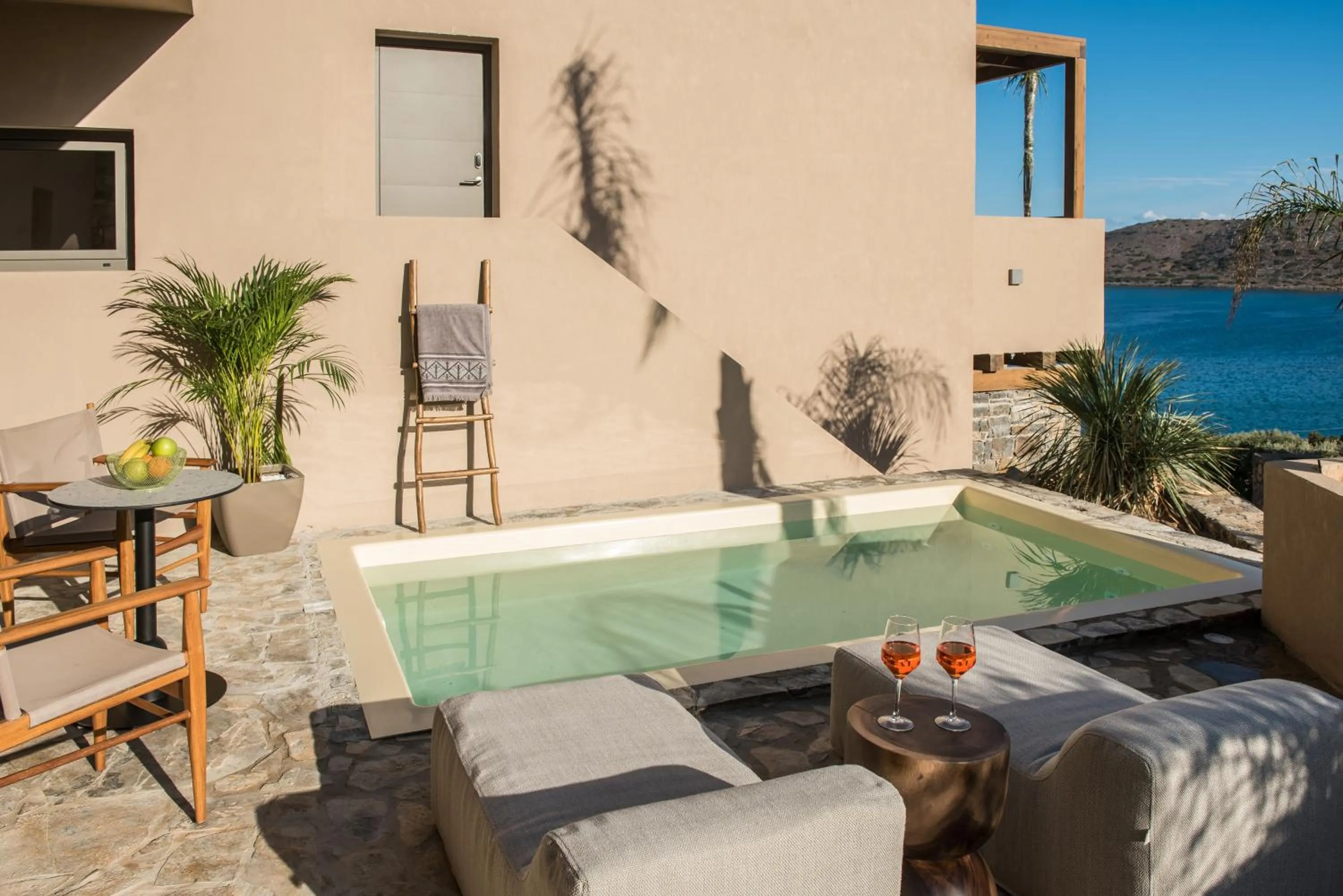 Patio in Enorme Infinity Elounda - Adults Only