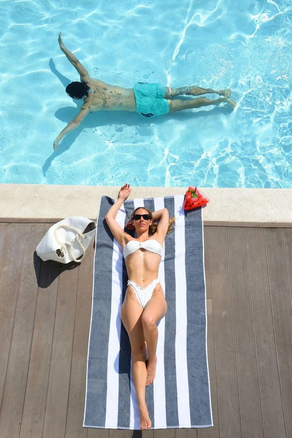 sunbed in Poseidon Athens Hotel