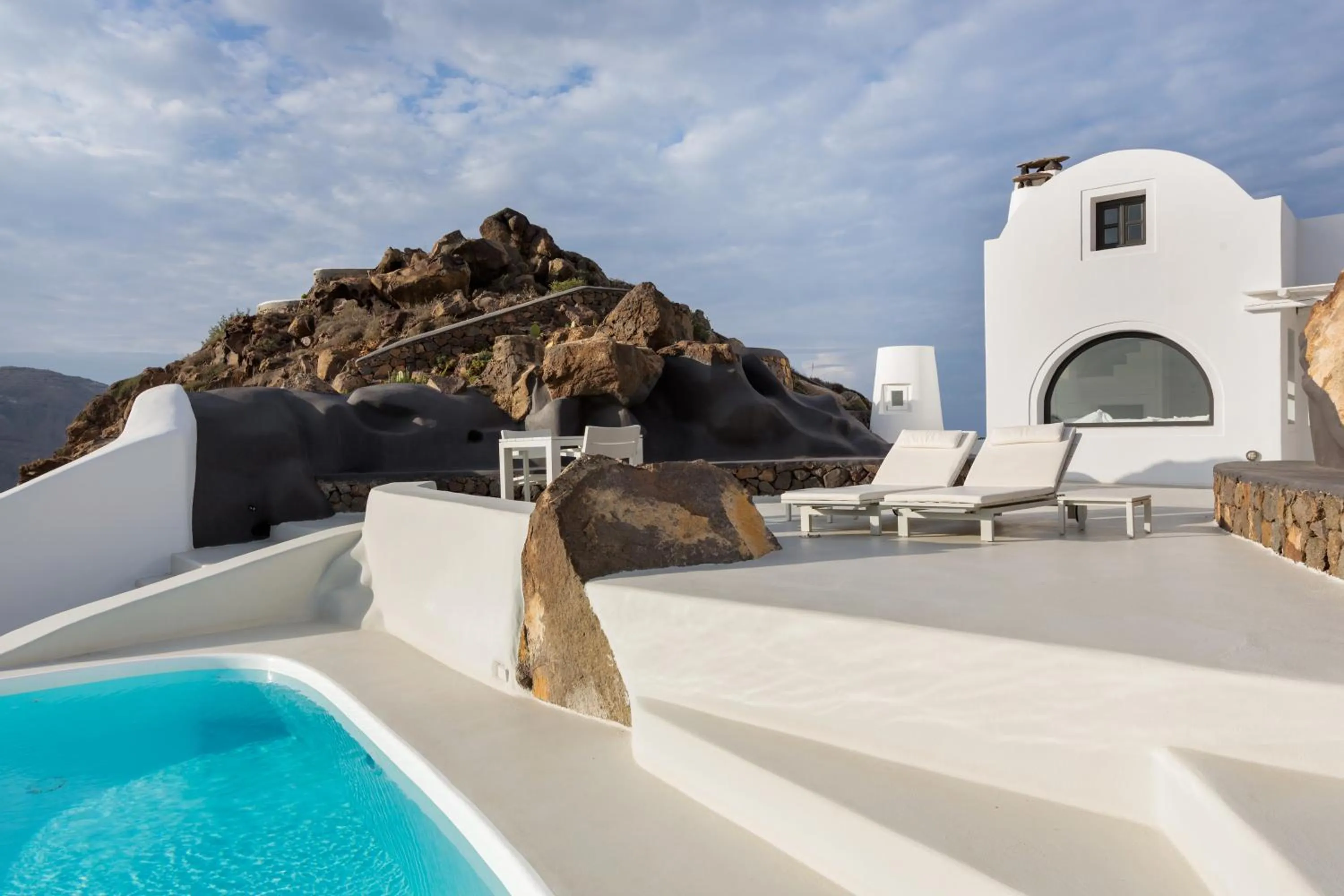 Balcony/Terrace in Aenaon Villas