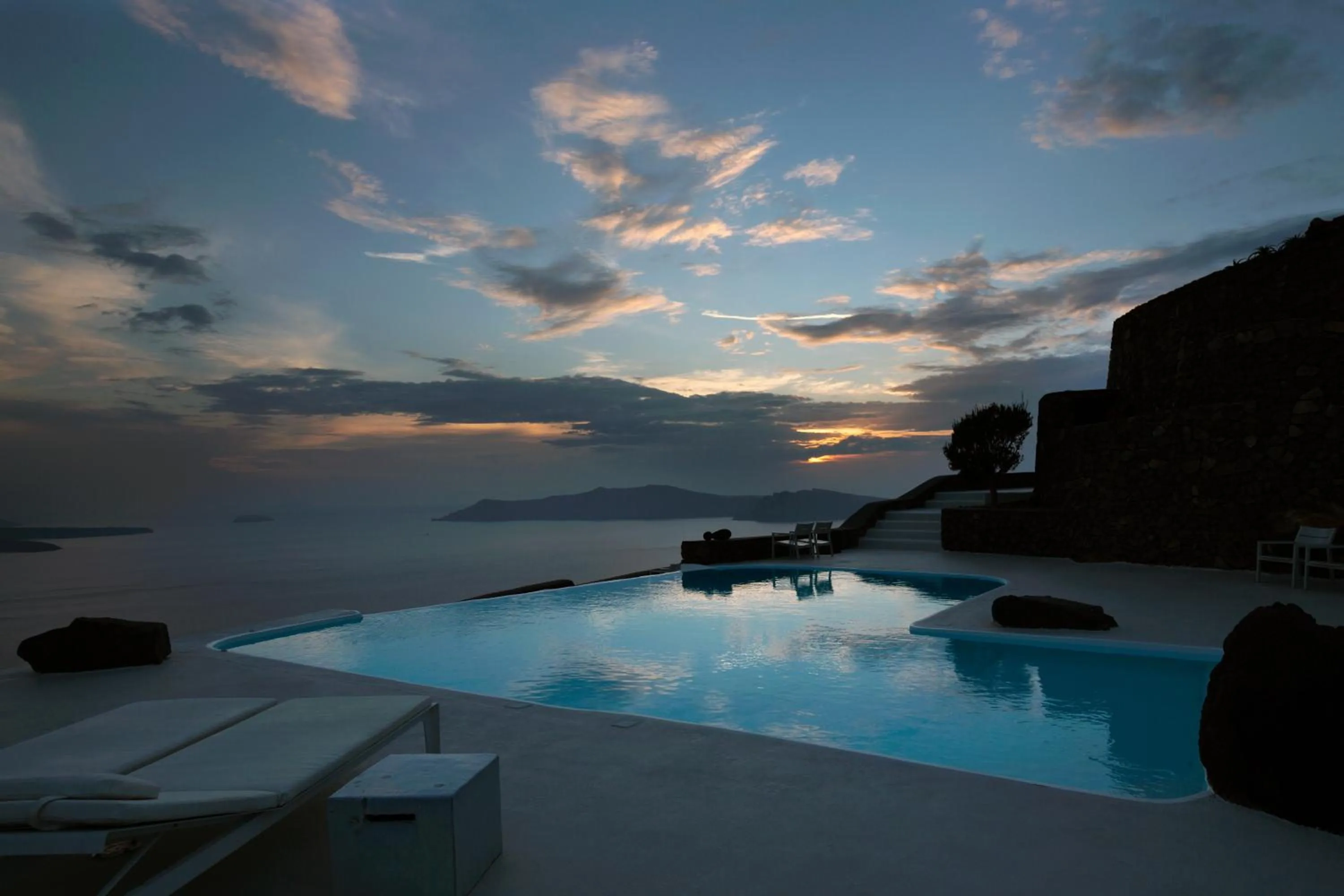 Swimming pool in Aenaon Villas