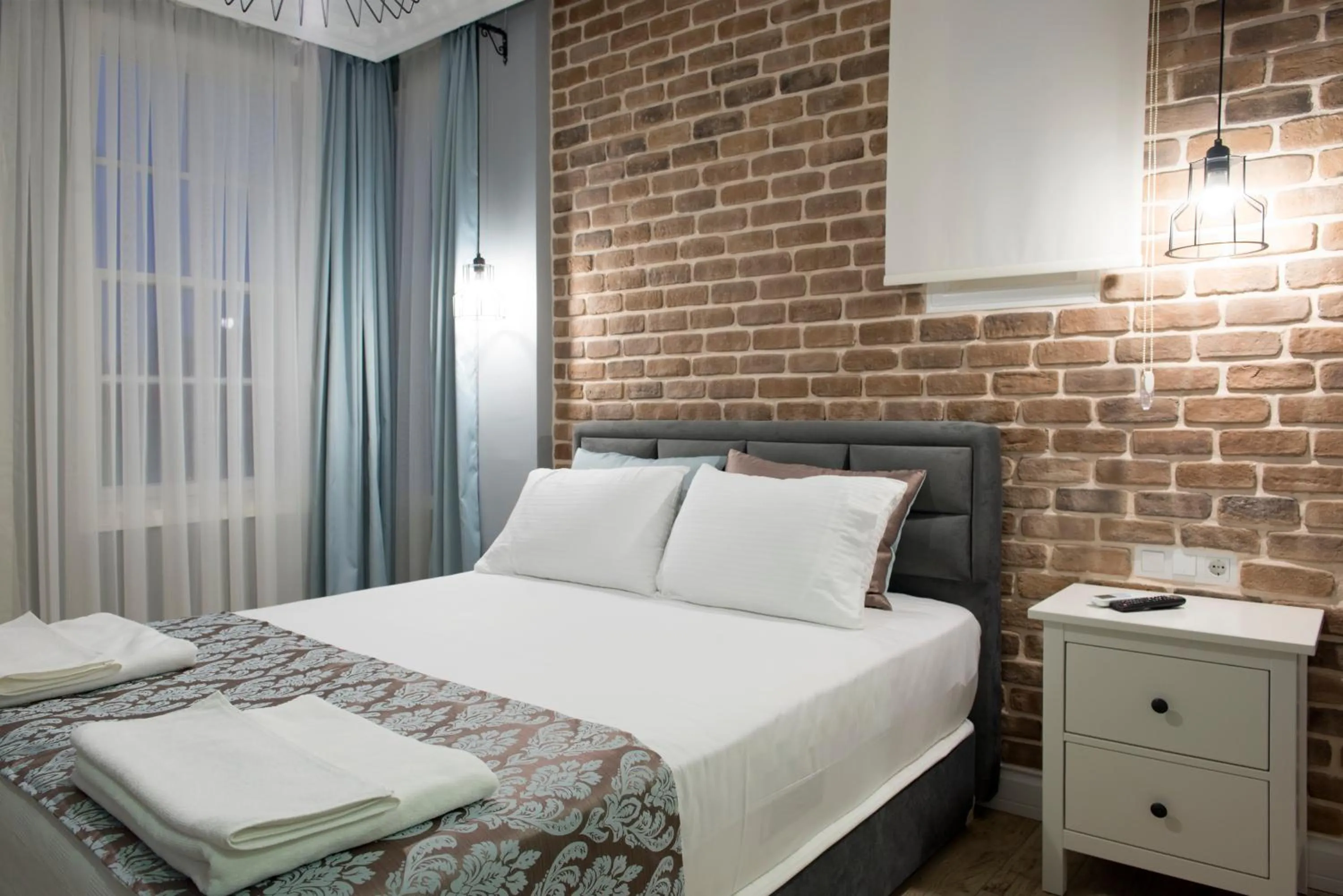 Bed in Luna Hotel Kaleiçi