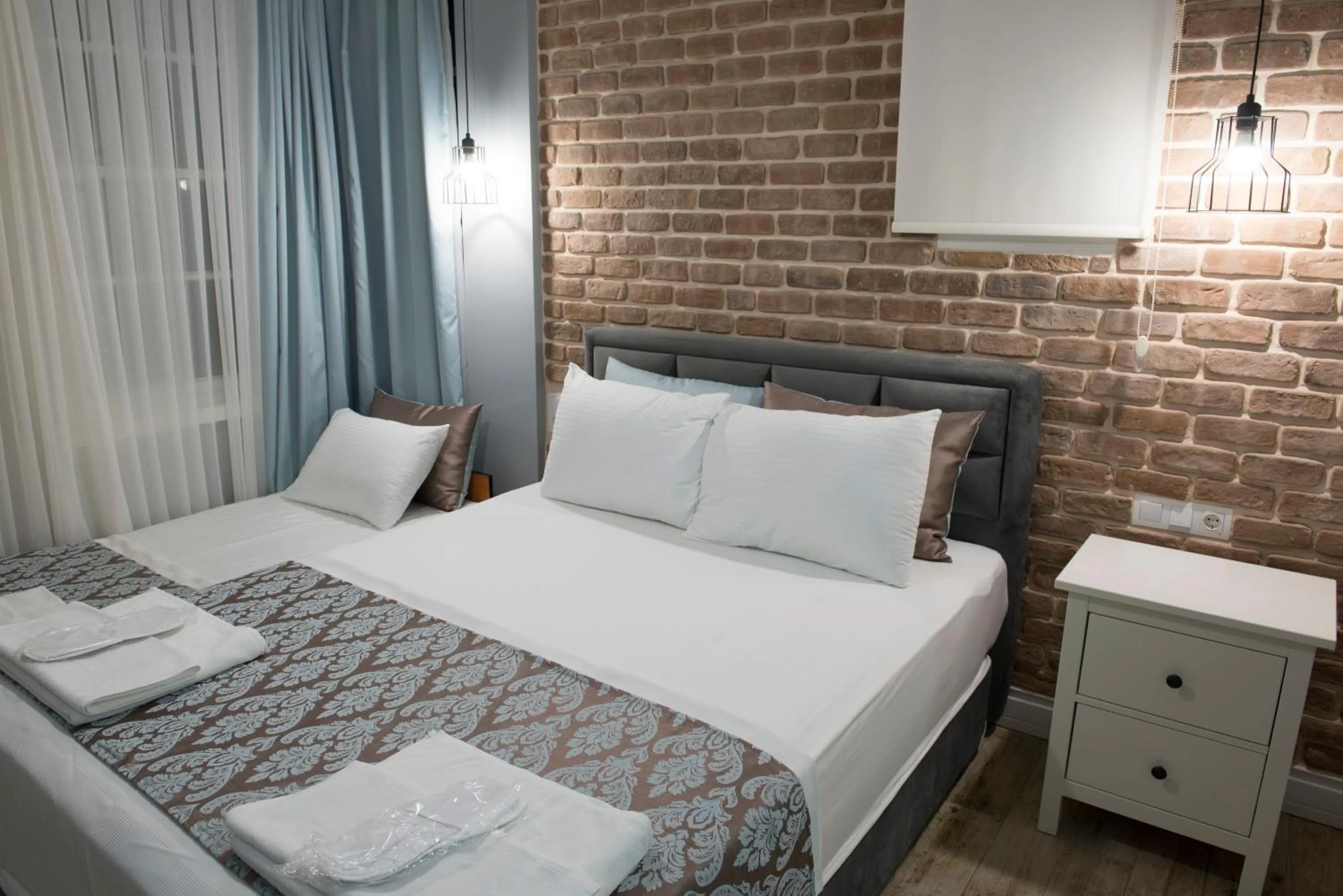 Bed in Luna Hotel Kaleiçi