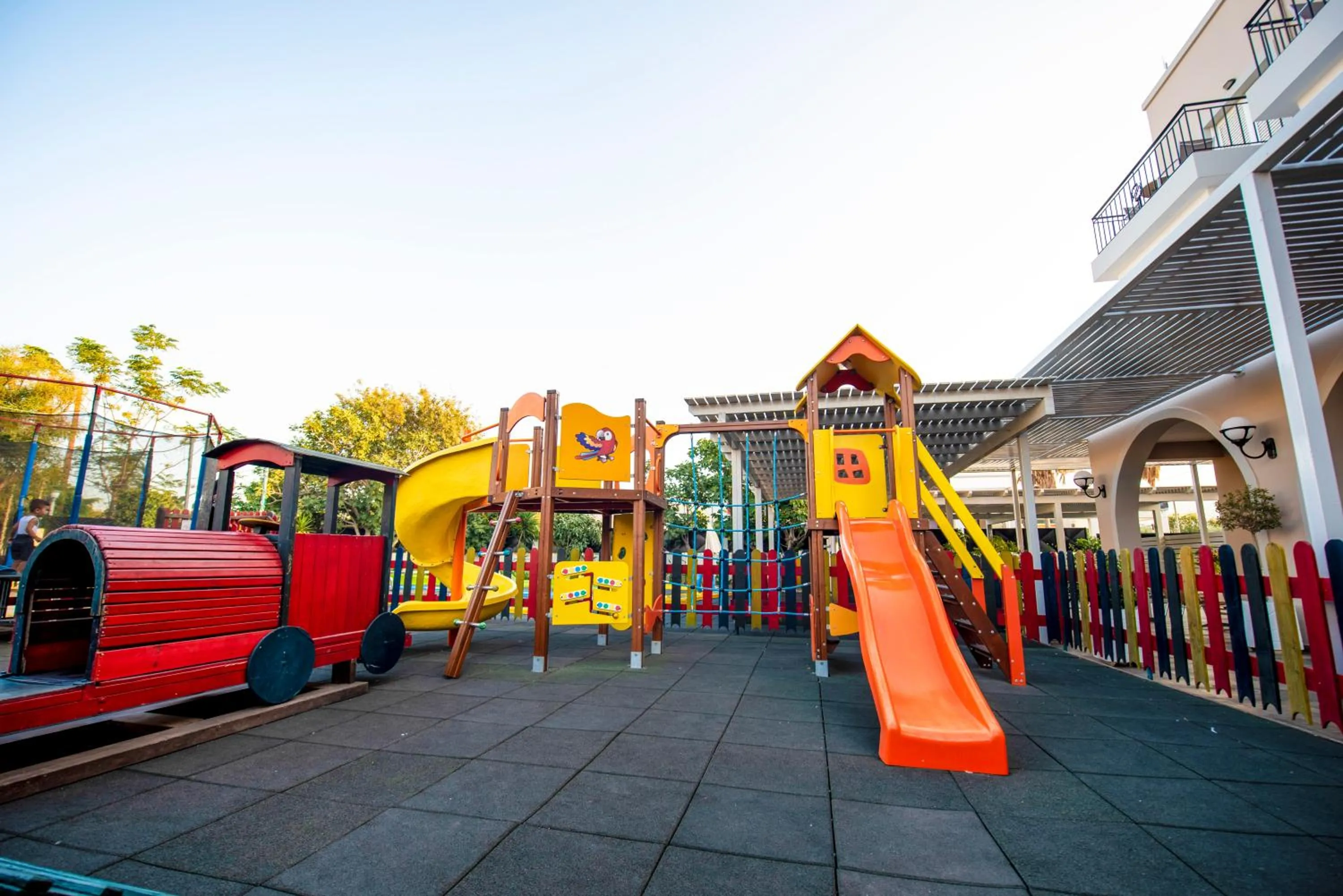 Children play ground in Peridis Family Resort