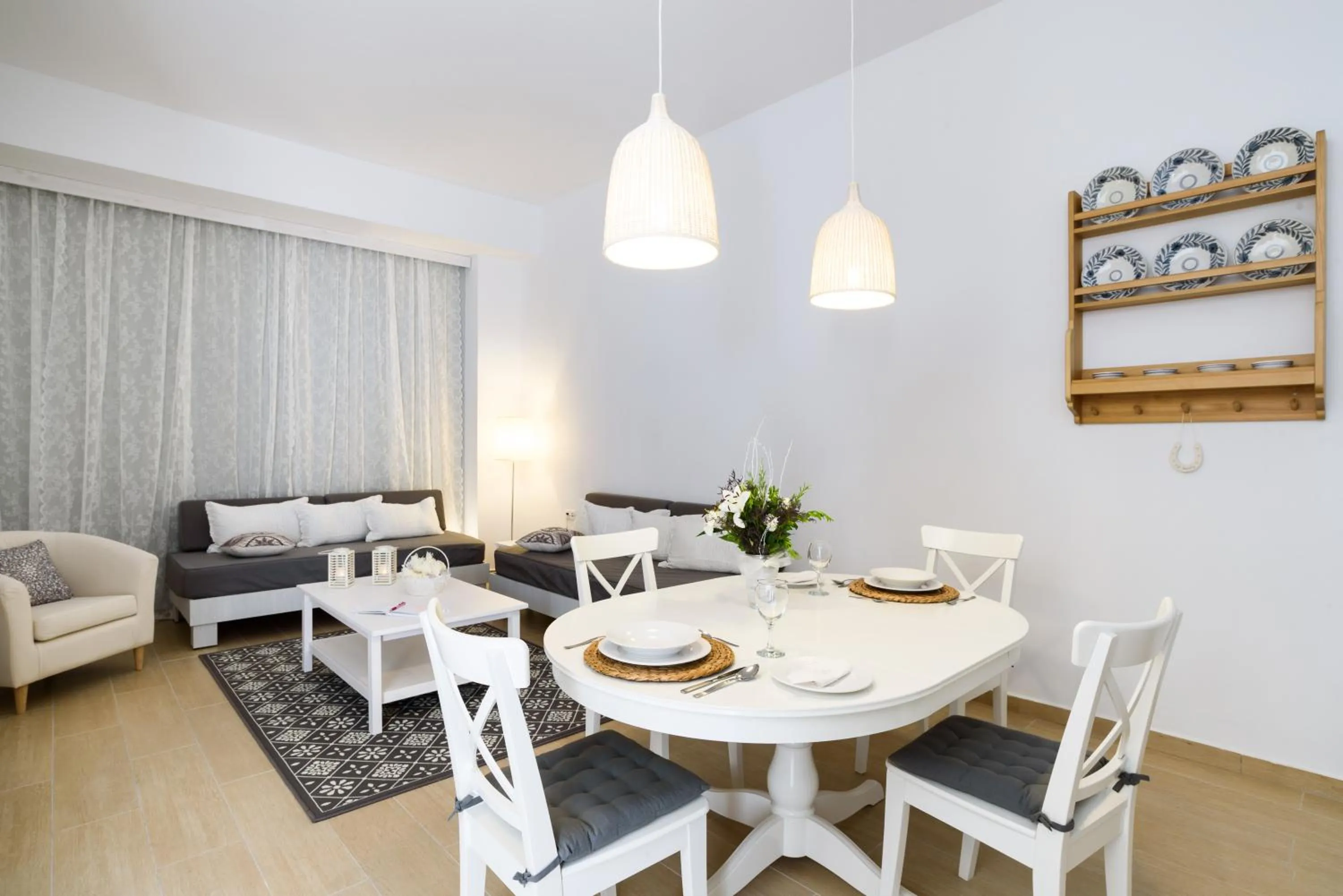 Dining area in Matina Pefkos Aparthotel