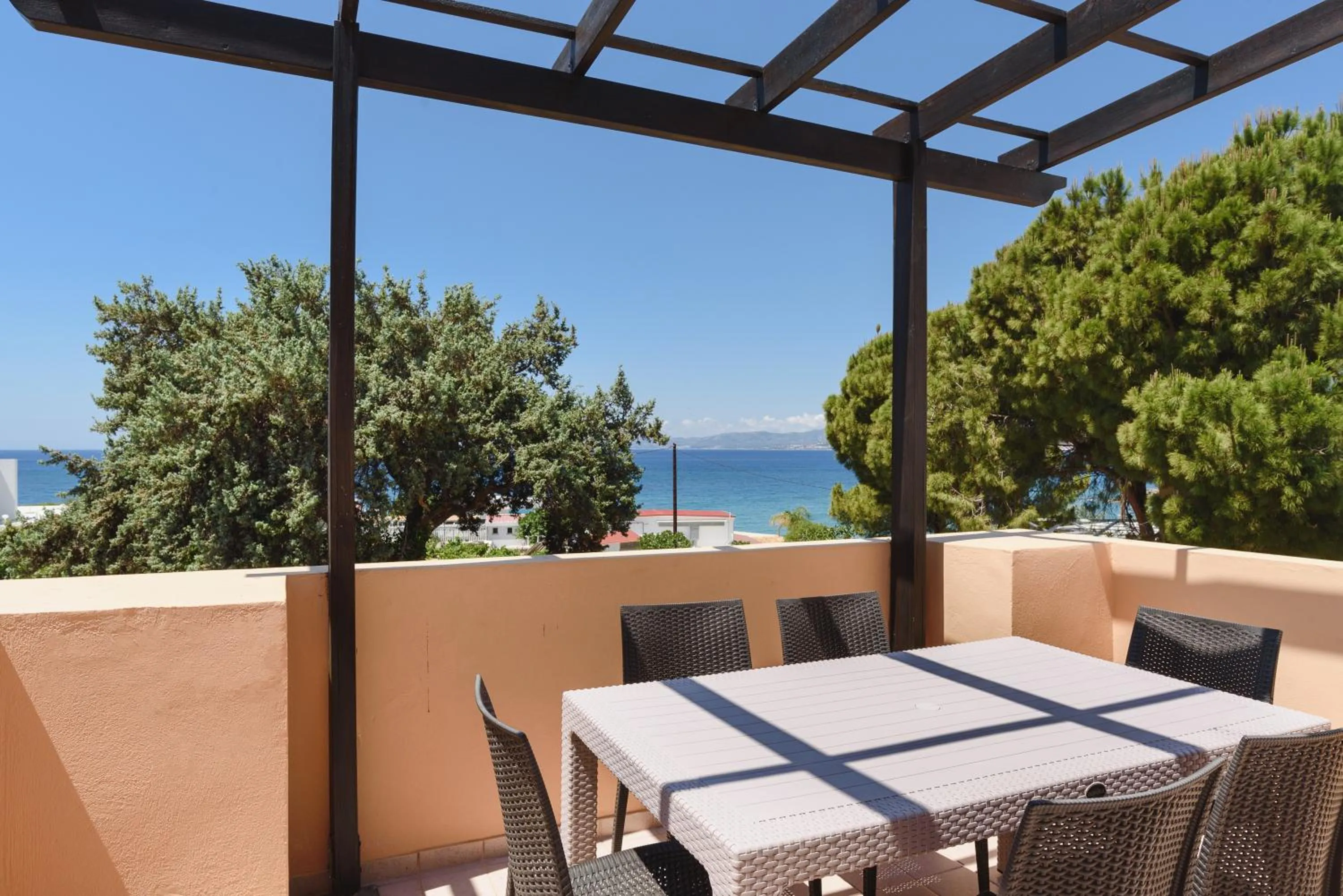 Balcony/Terrace in Matina Pefkos Aparthotel
