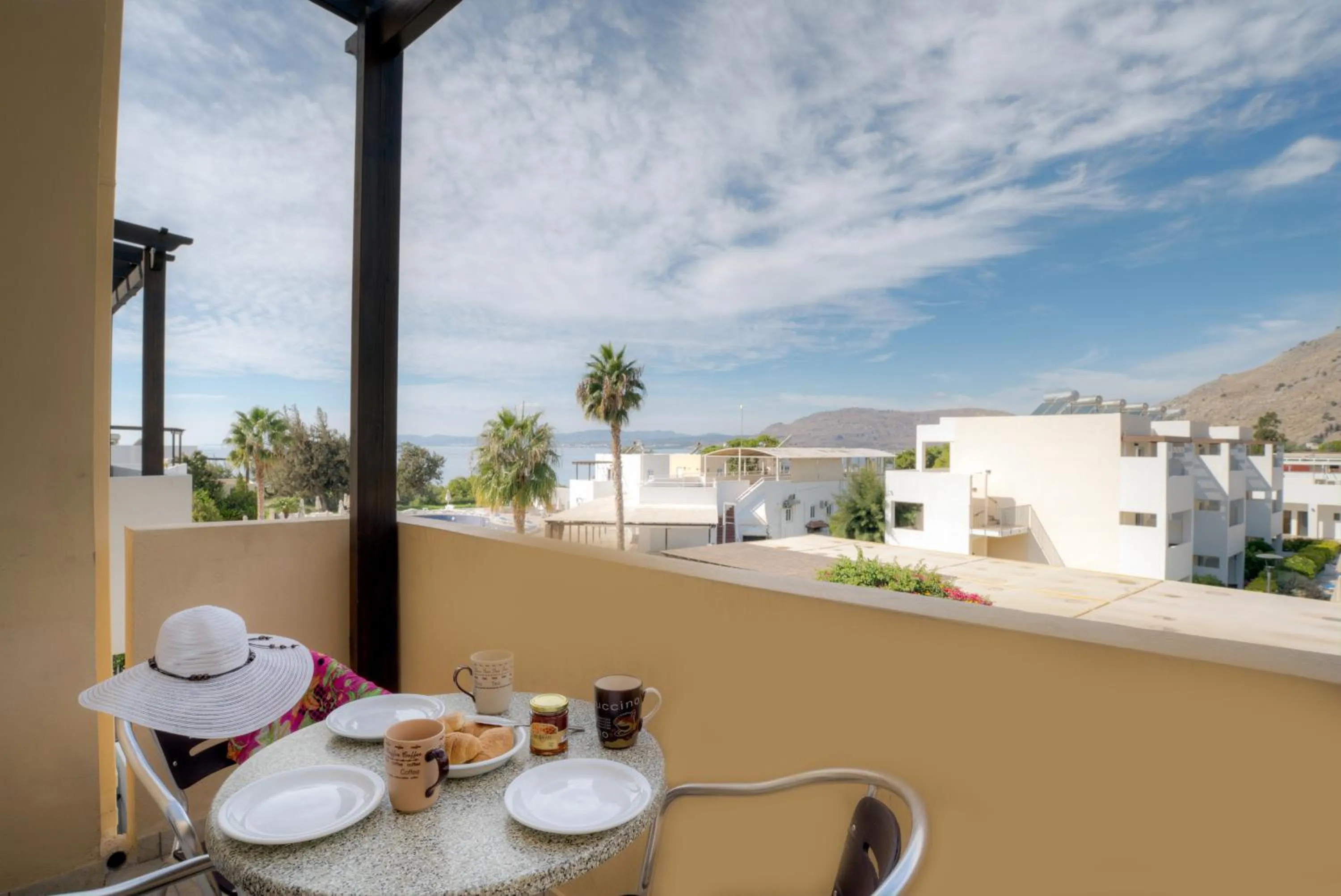 Balcony/Terrace in Matina Pefkos Aparthotel