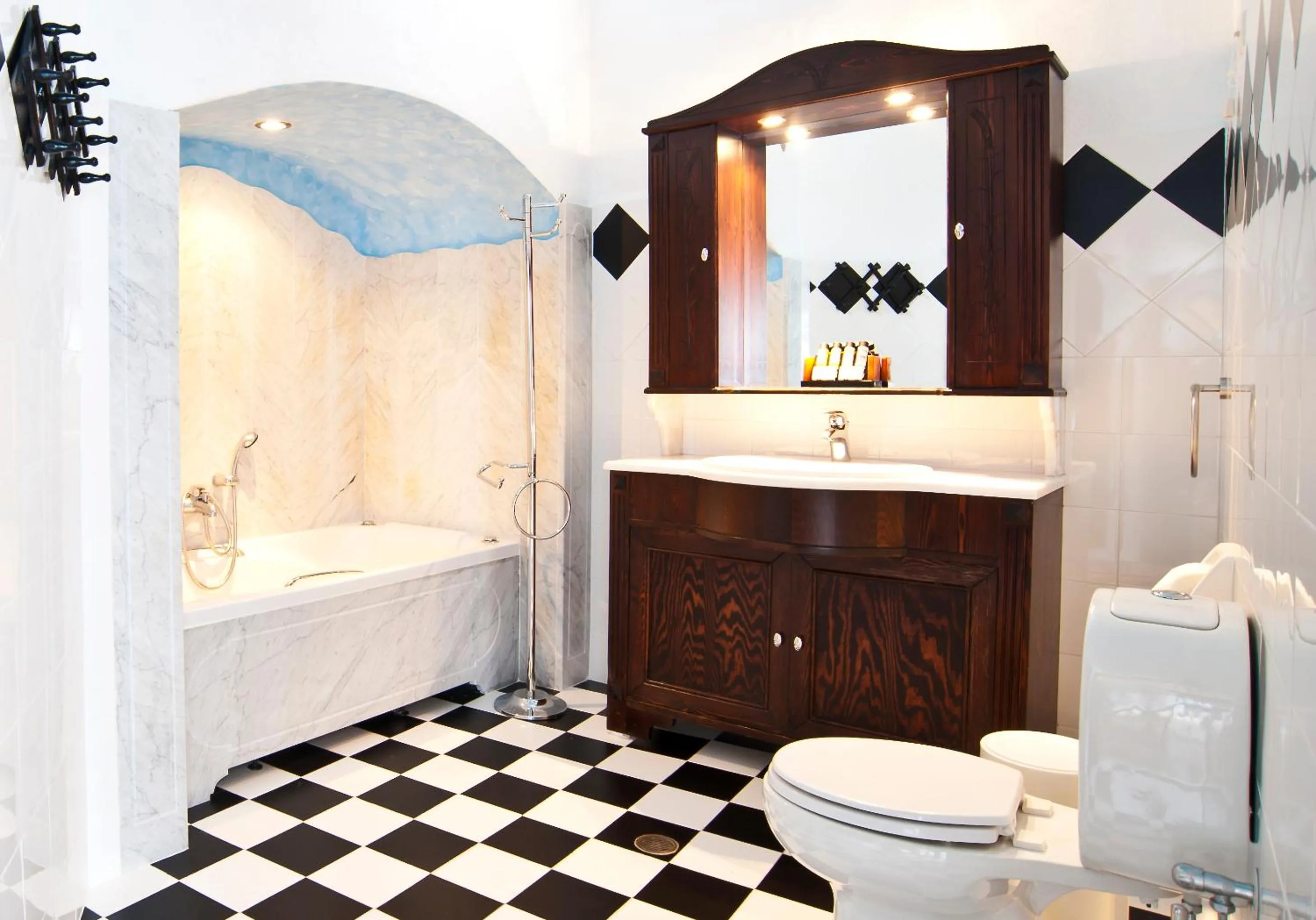 Bathroom in Nikos Villas