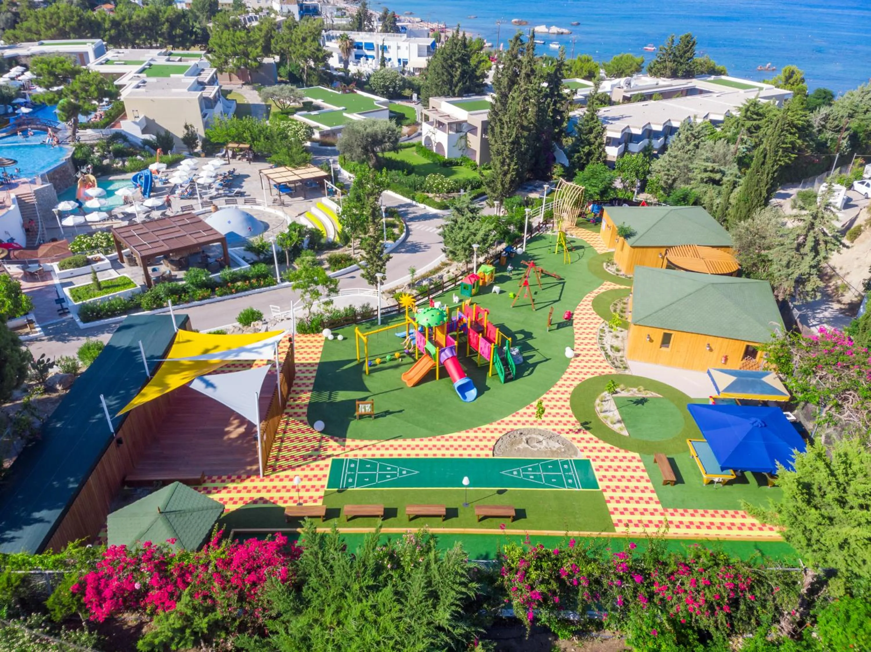 Bird's eye view in Porto Angeli