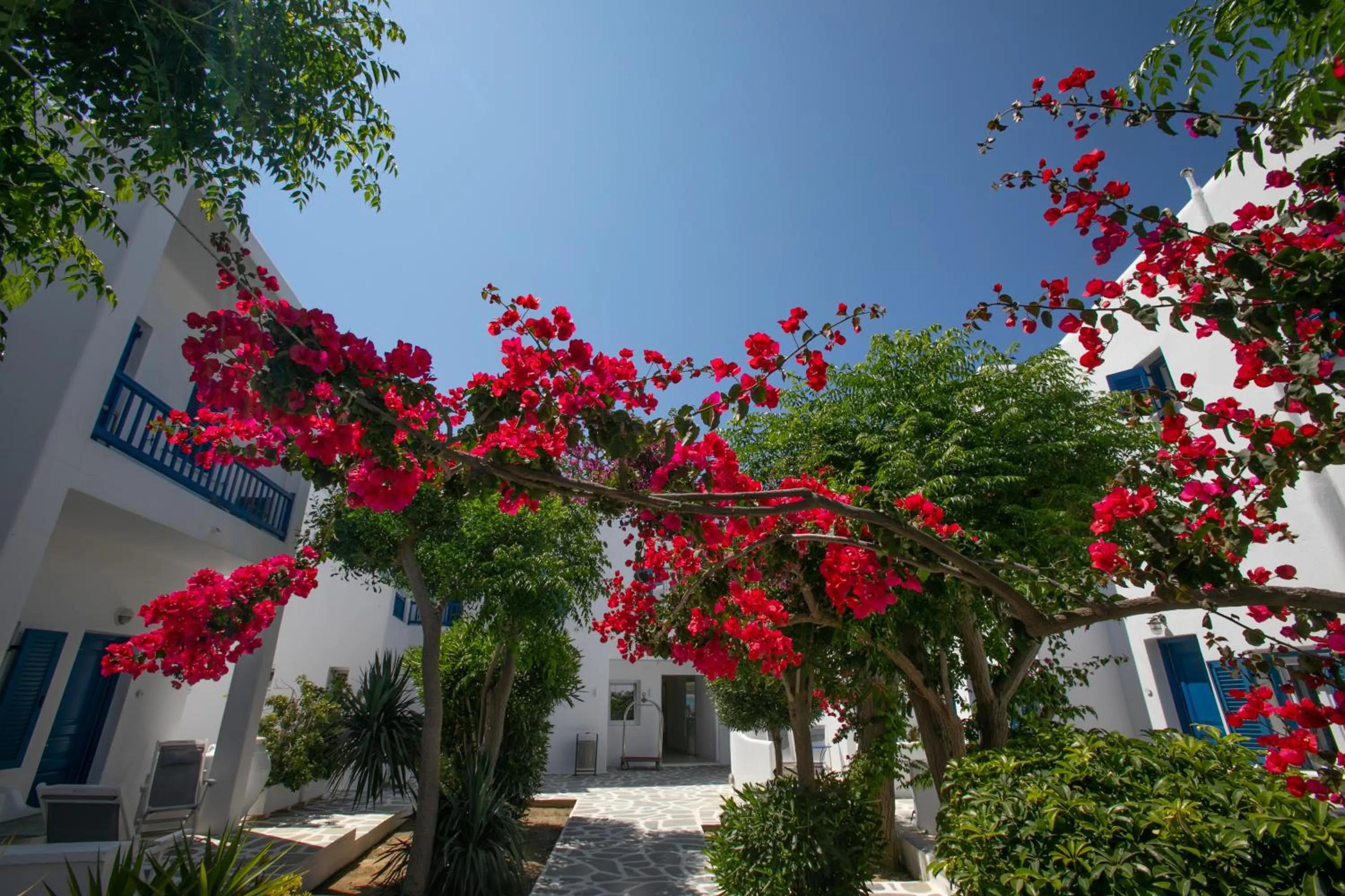 Property building in Acrogiali Beachfront Hotel Mykonos